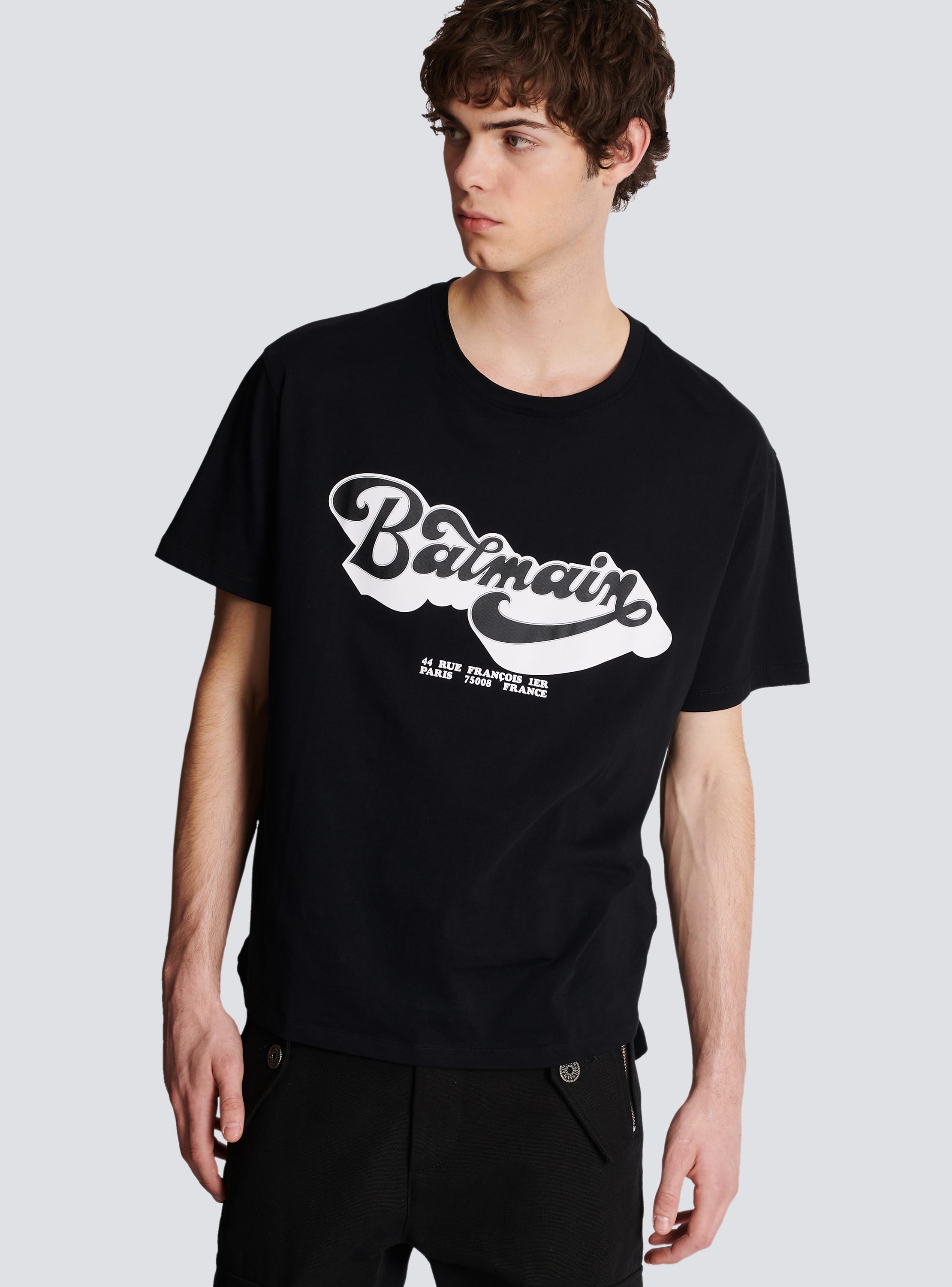 Radioaktiv Påvirke billede Balmain '70s T-shirt black - Men | BALMAIN