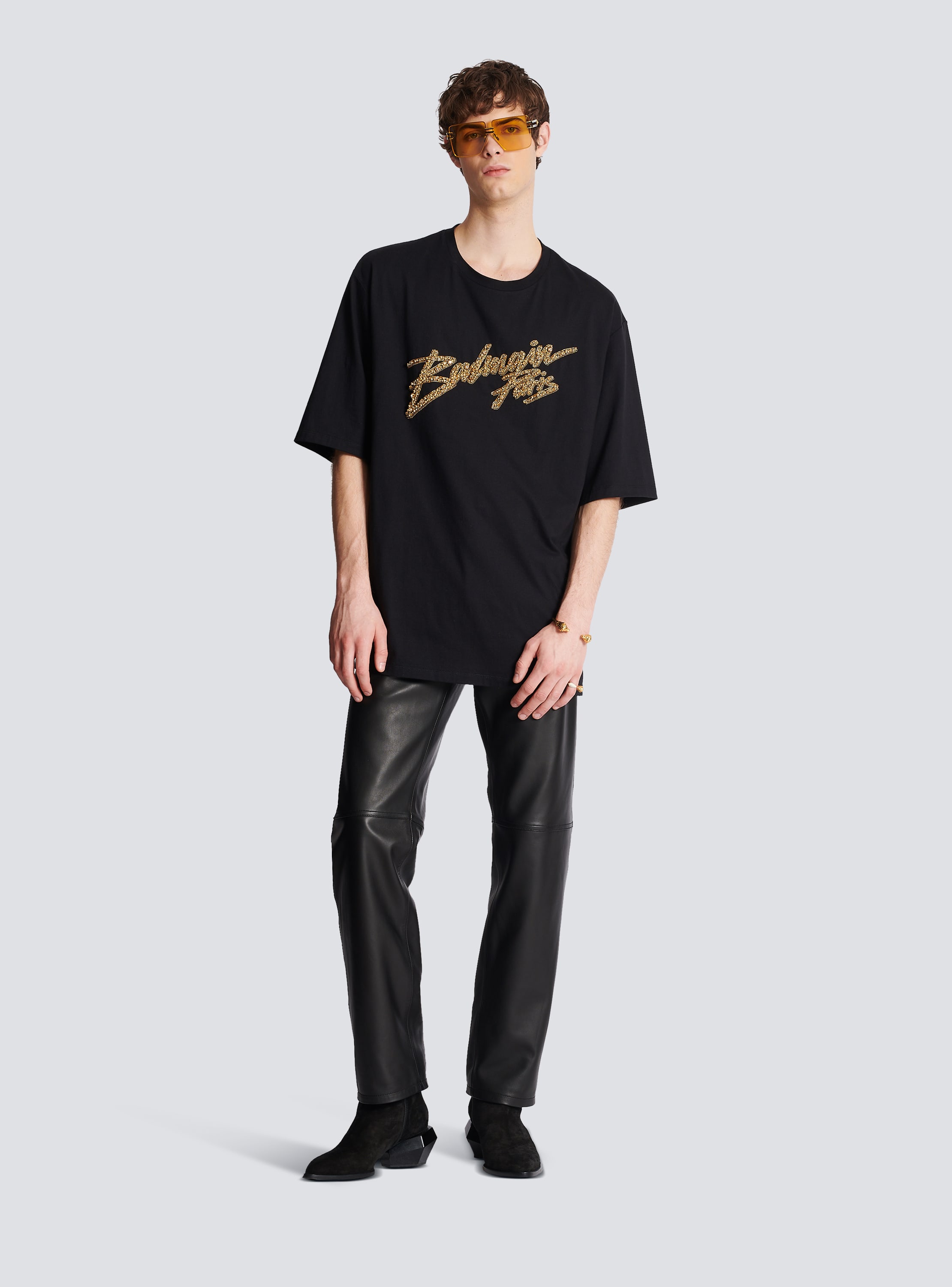 Balmain signature T-shirt 