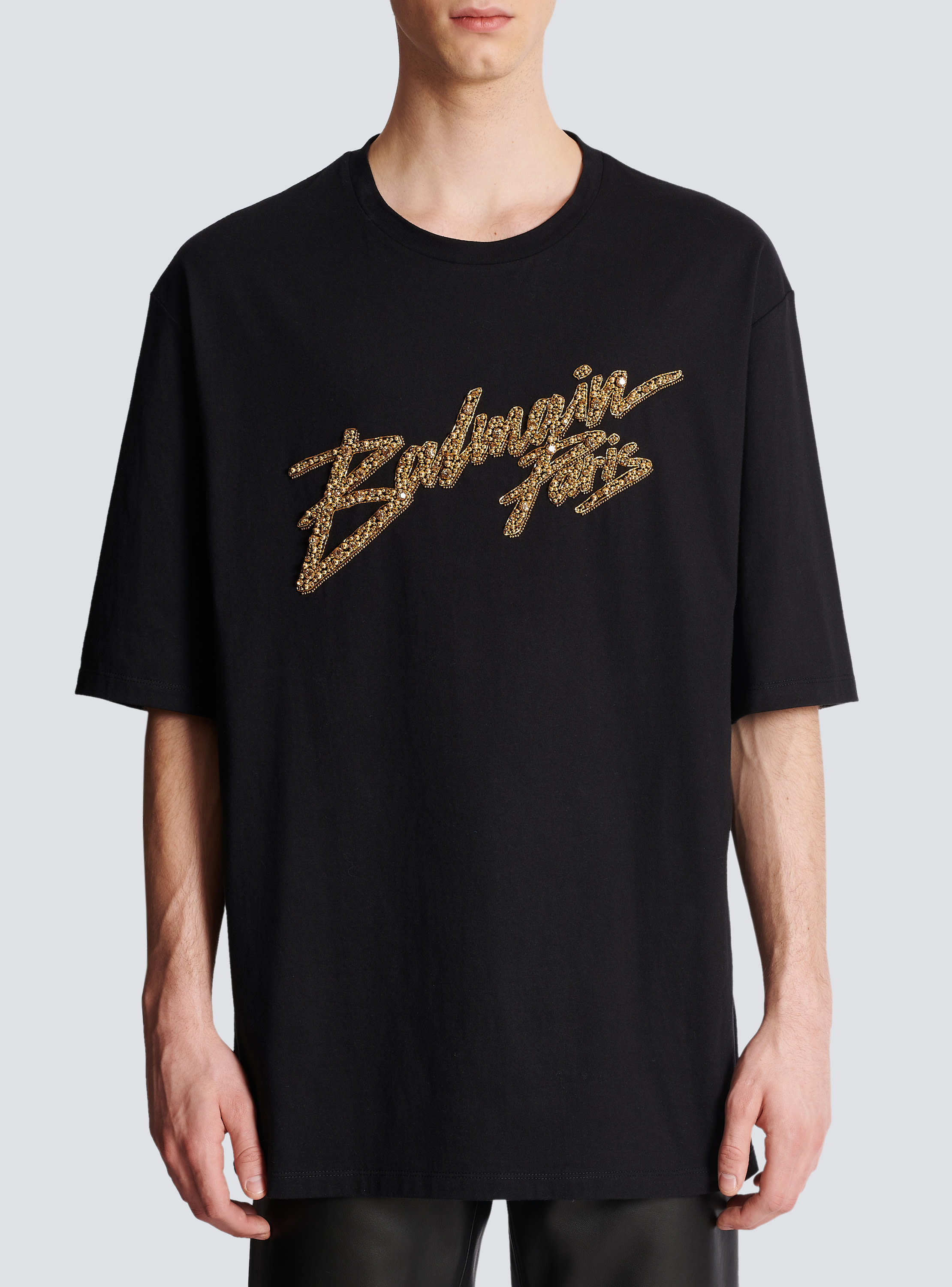 Balmain signature T shirt