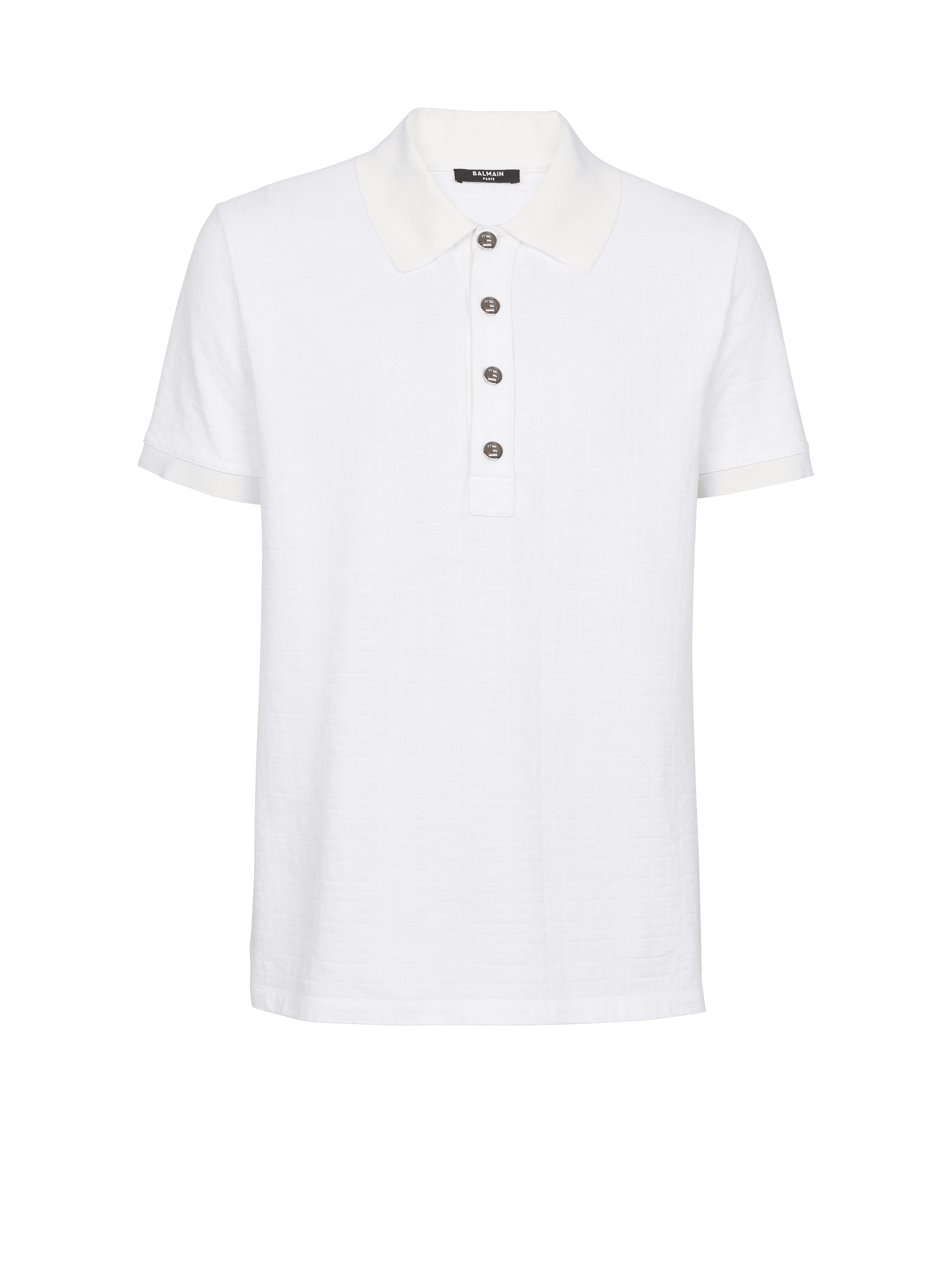 Cotton piqué polo shirt - Man