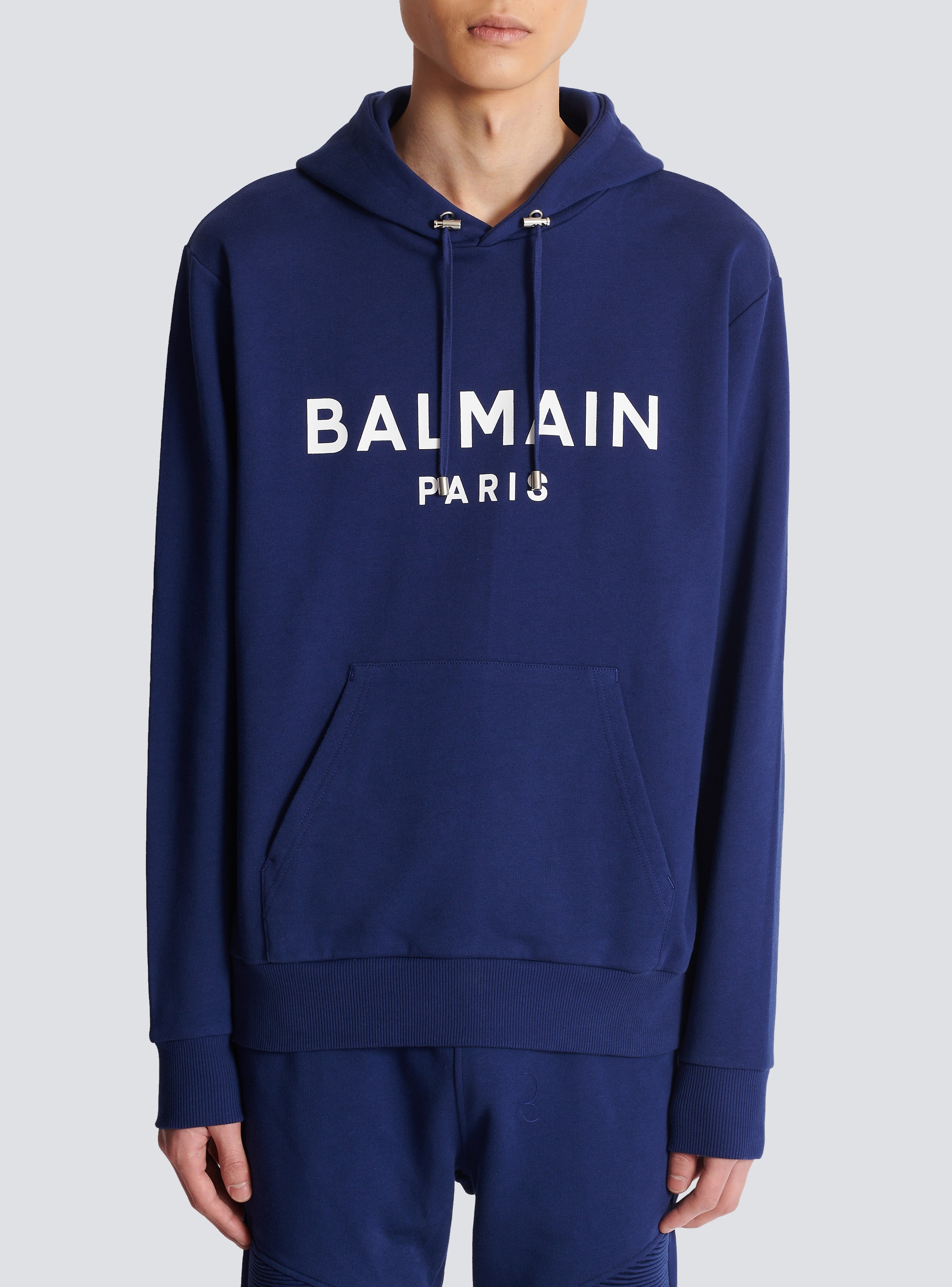 BALMAIN ZIP-UP SWEATSHIRT