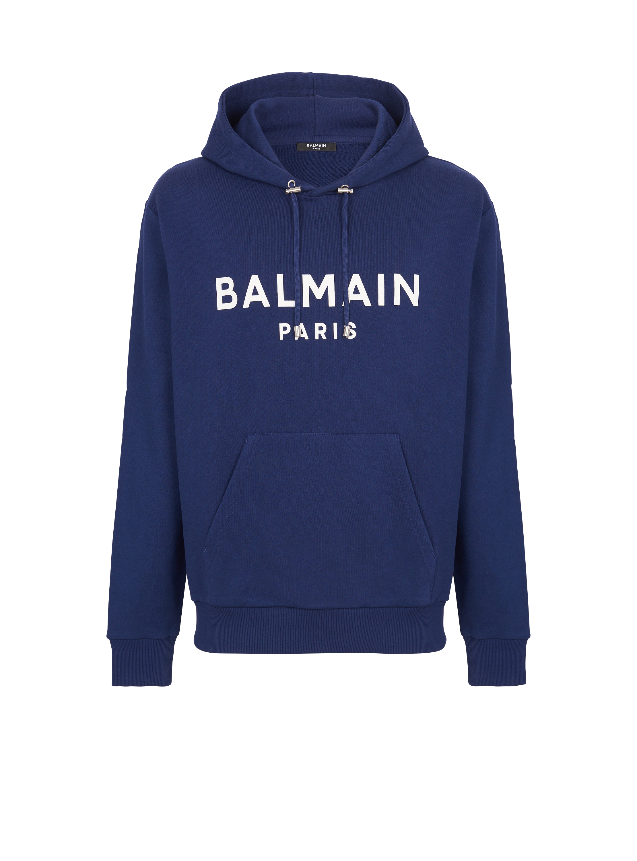 Sweat-shirt à capuche Balmain Paris, bleu marine, hi-res