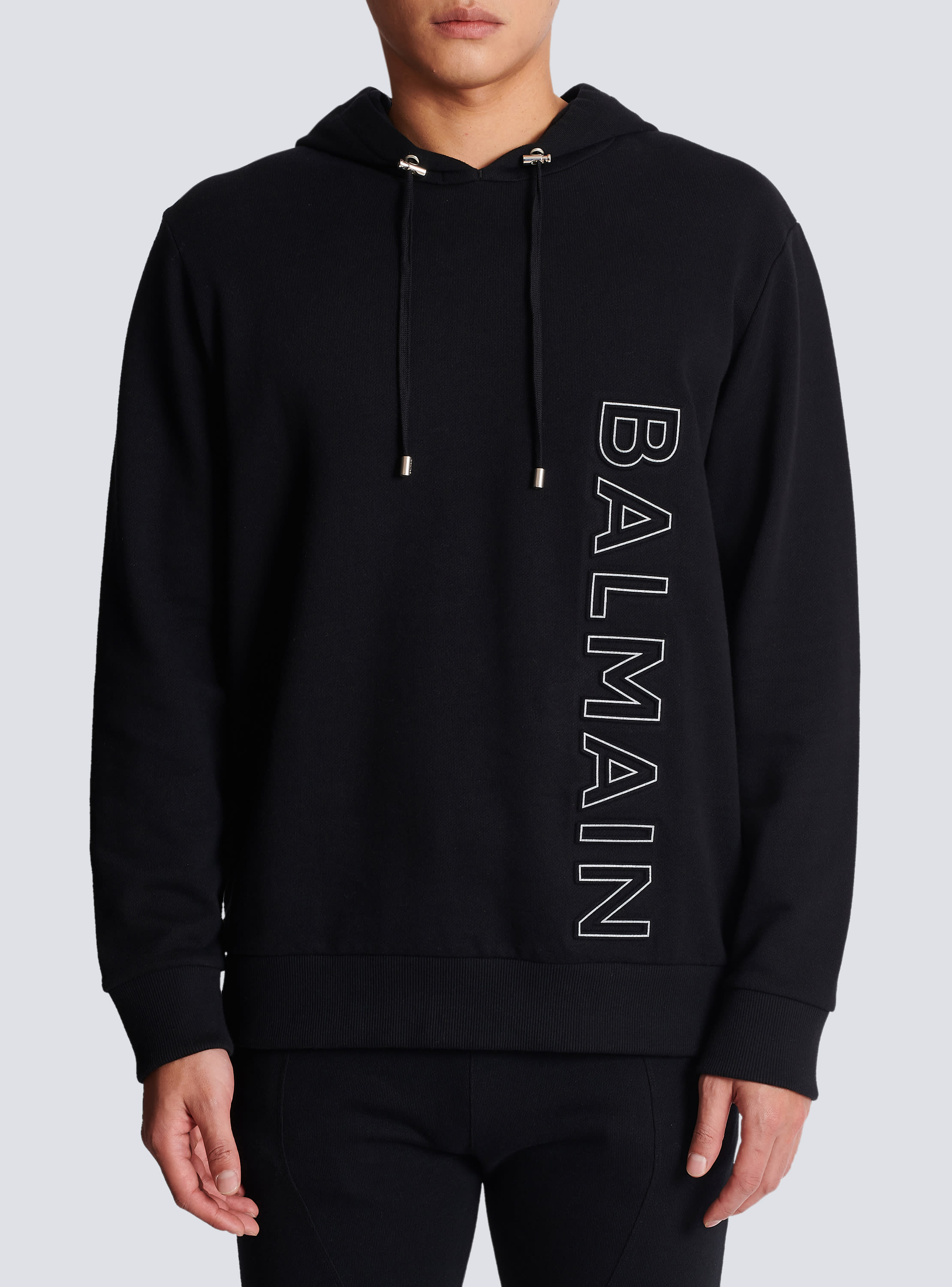 Grey best sale balmain hoodie