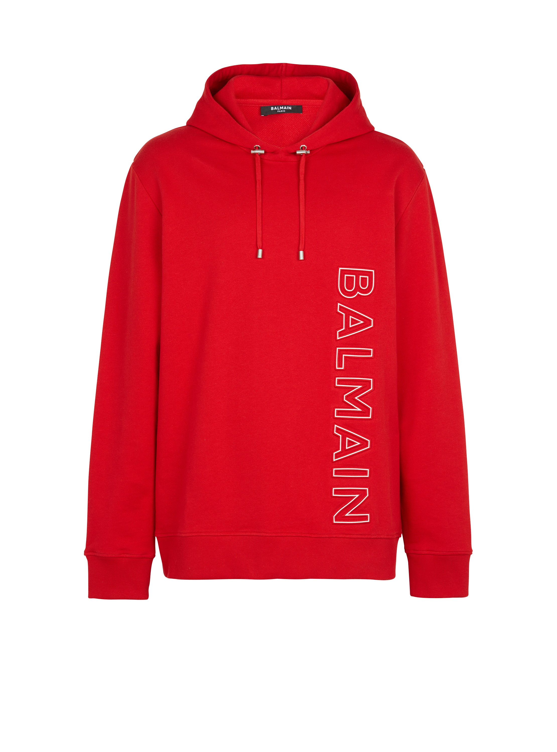 Sweat-shirt à capuche Balmain Embossé