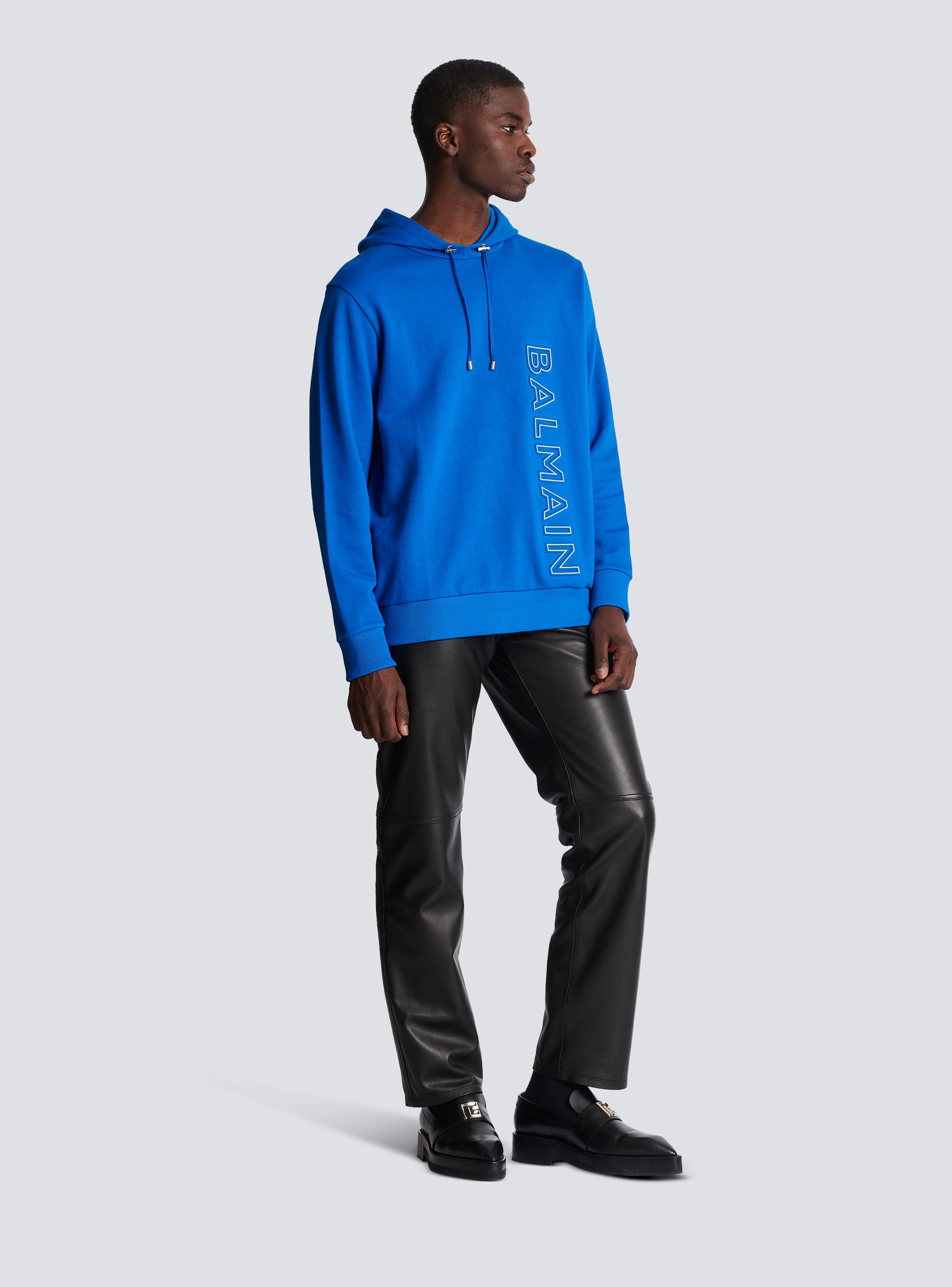 BALMAIN ZIP-UP SWEATSHIRT