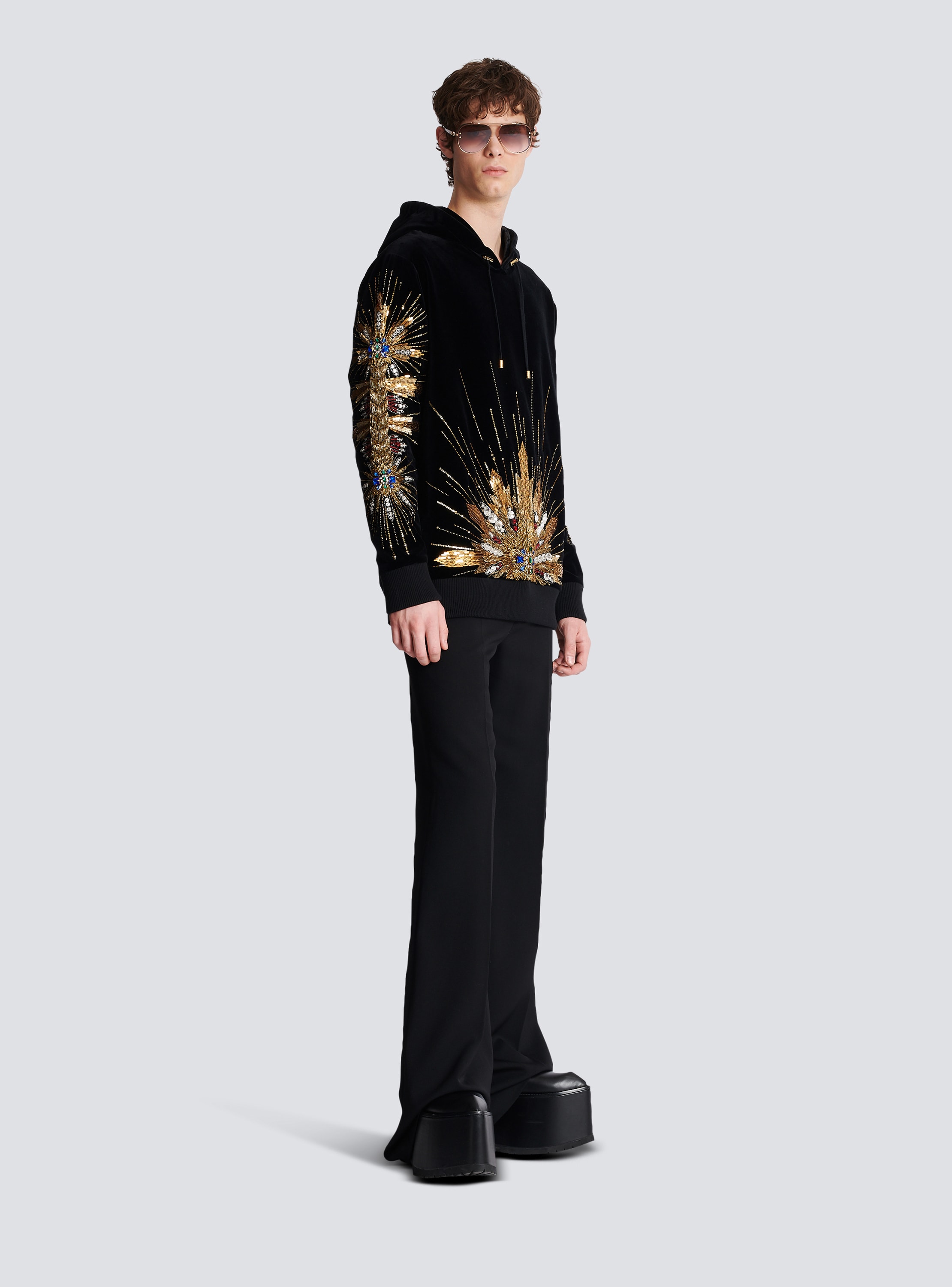 Balmain best sale h&m hoodie