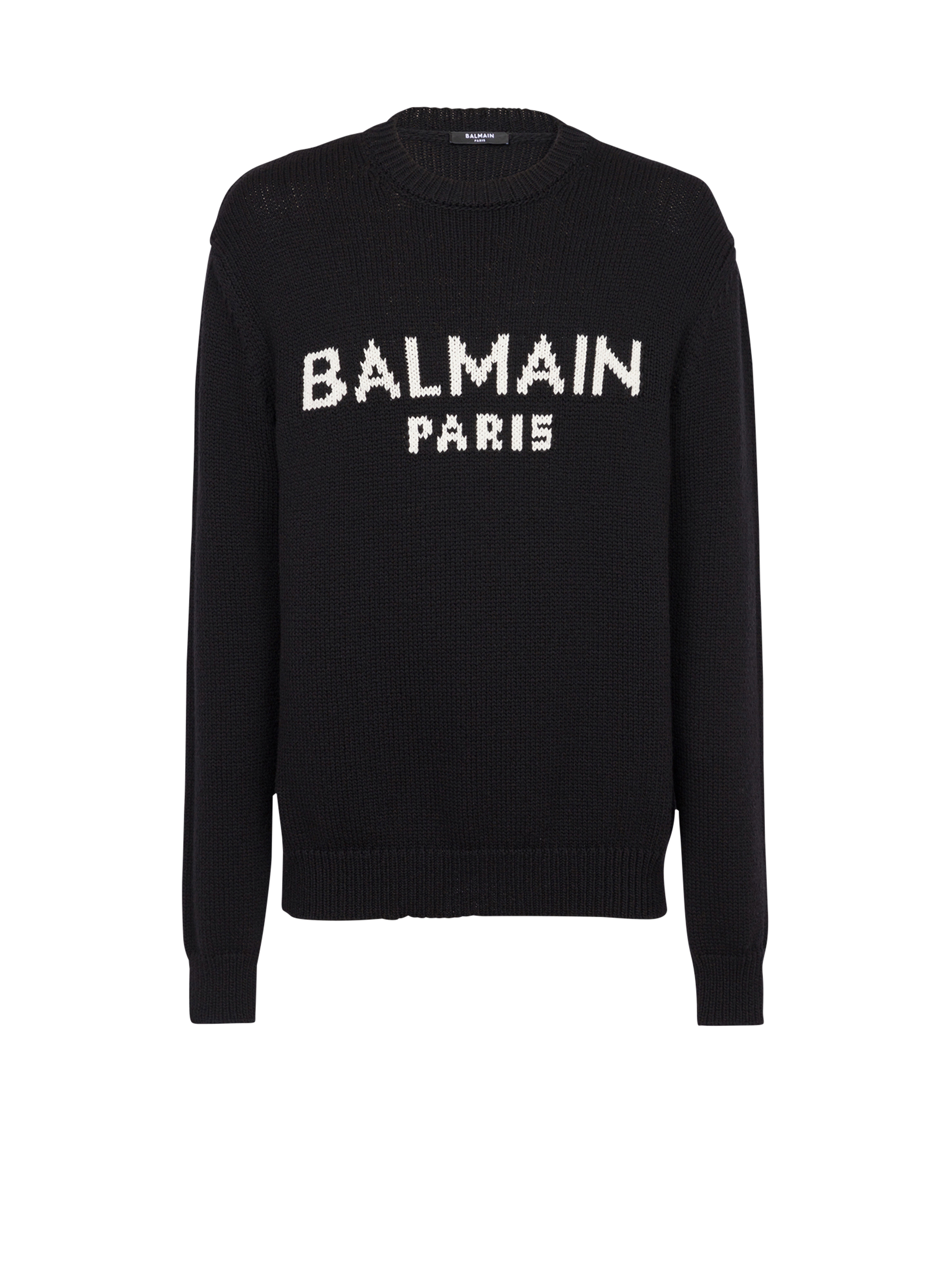 Balmain merino wool jumper black Men BALMAIN