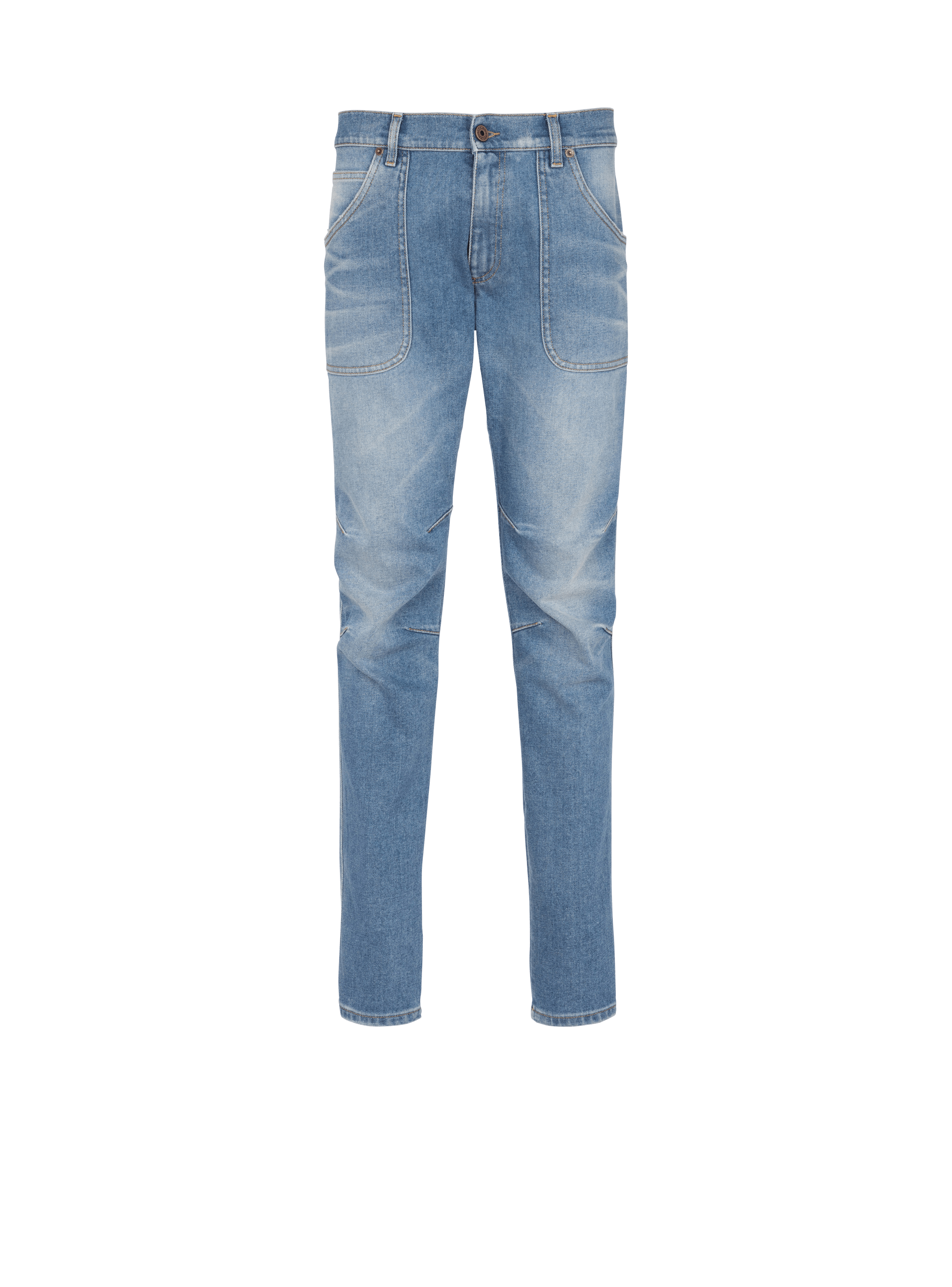 Jean slim bleu homme hot sale