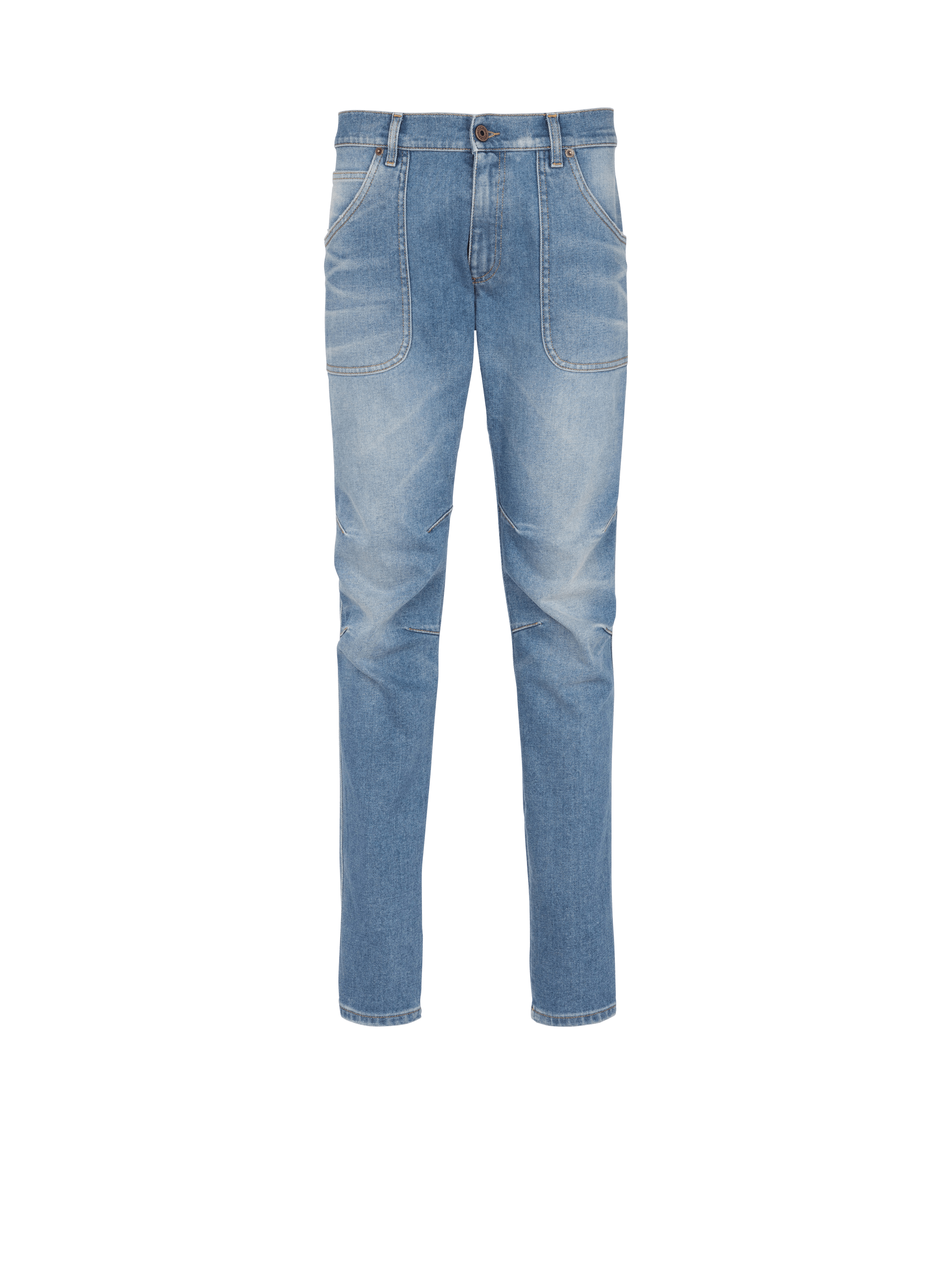 Slim-fit denim jeans , blue, hi-res