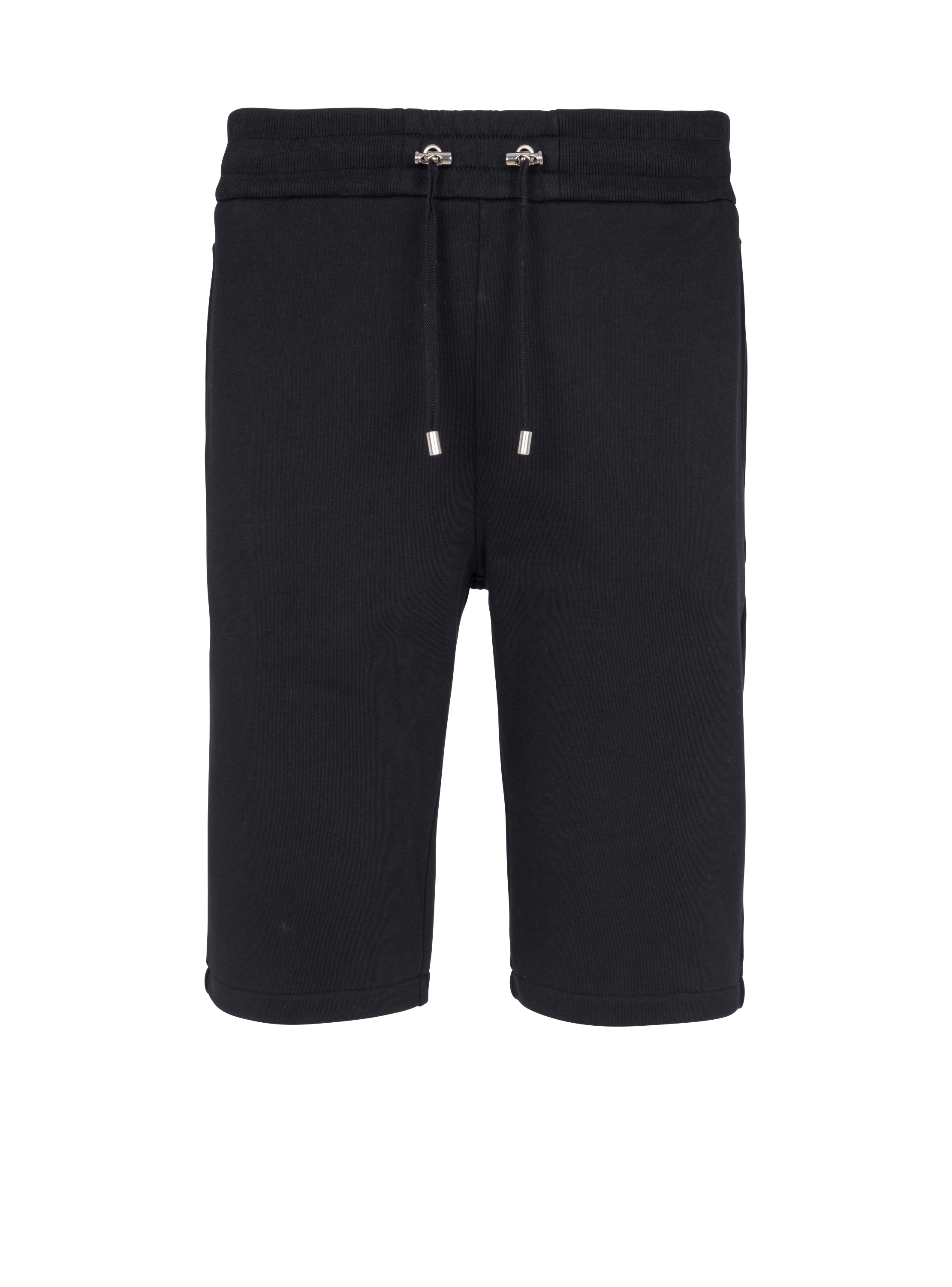 Short black cotton shorts