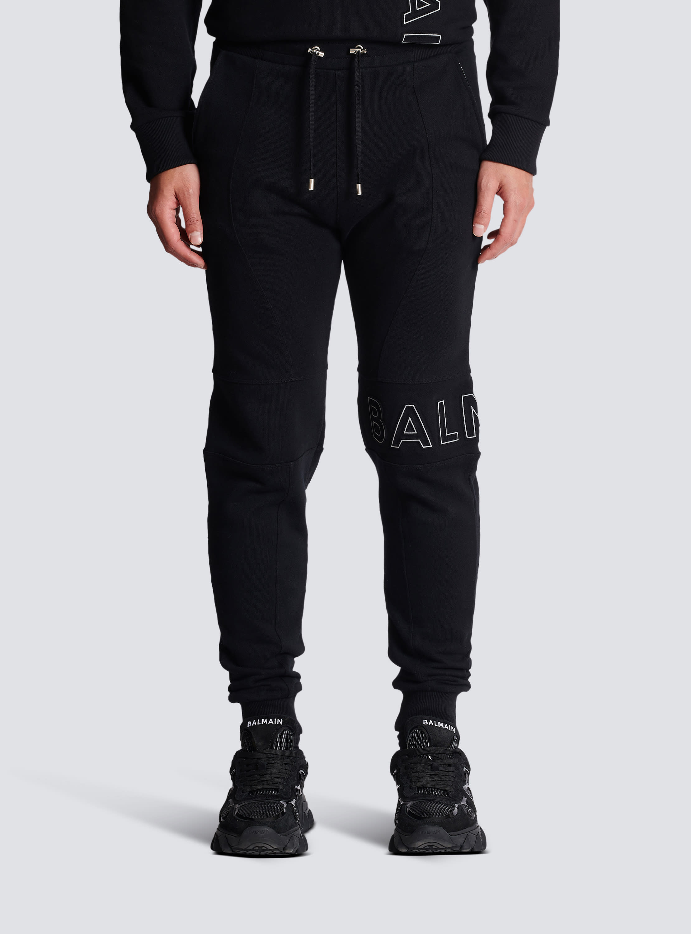 genert kort kyst Balmain Paris joggers black - Men | BALMAIN