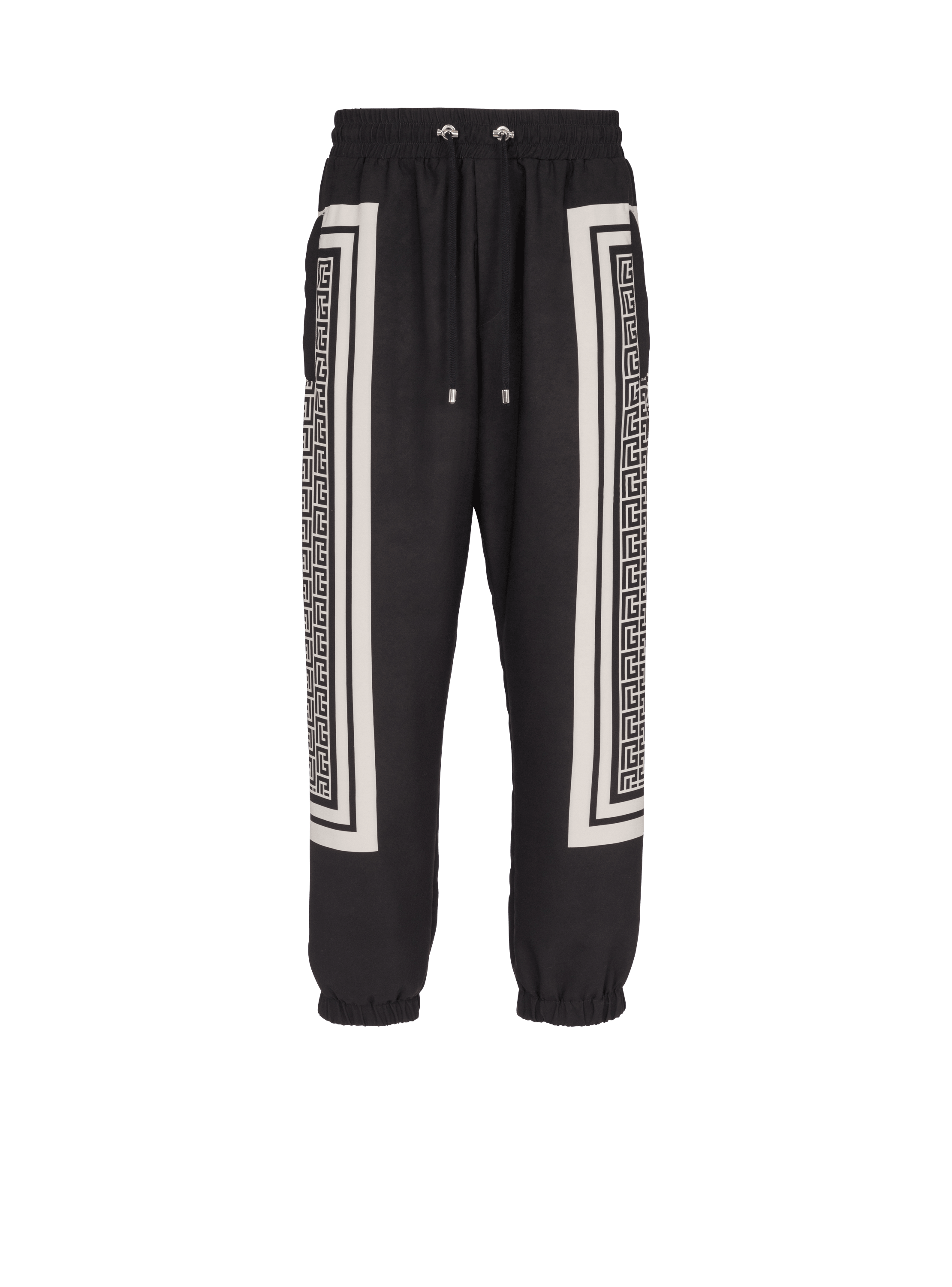 Army symaskine At interagere Monogrammed scarf joggers black - Men | BALMAIN