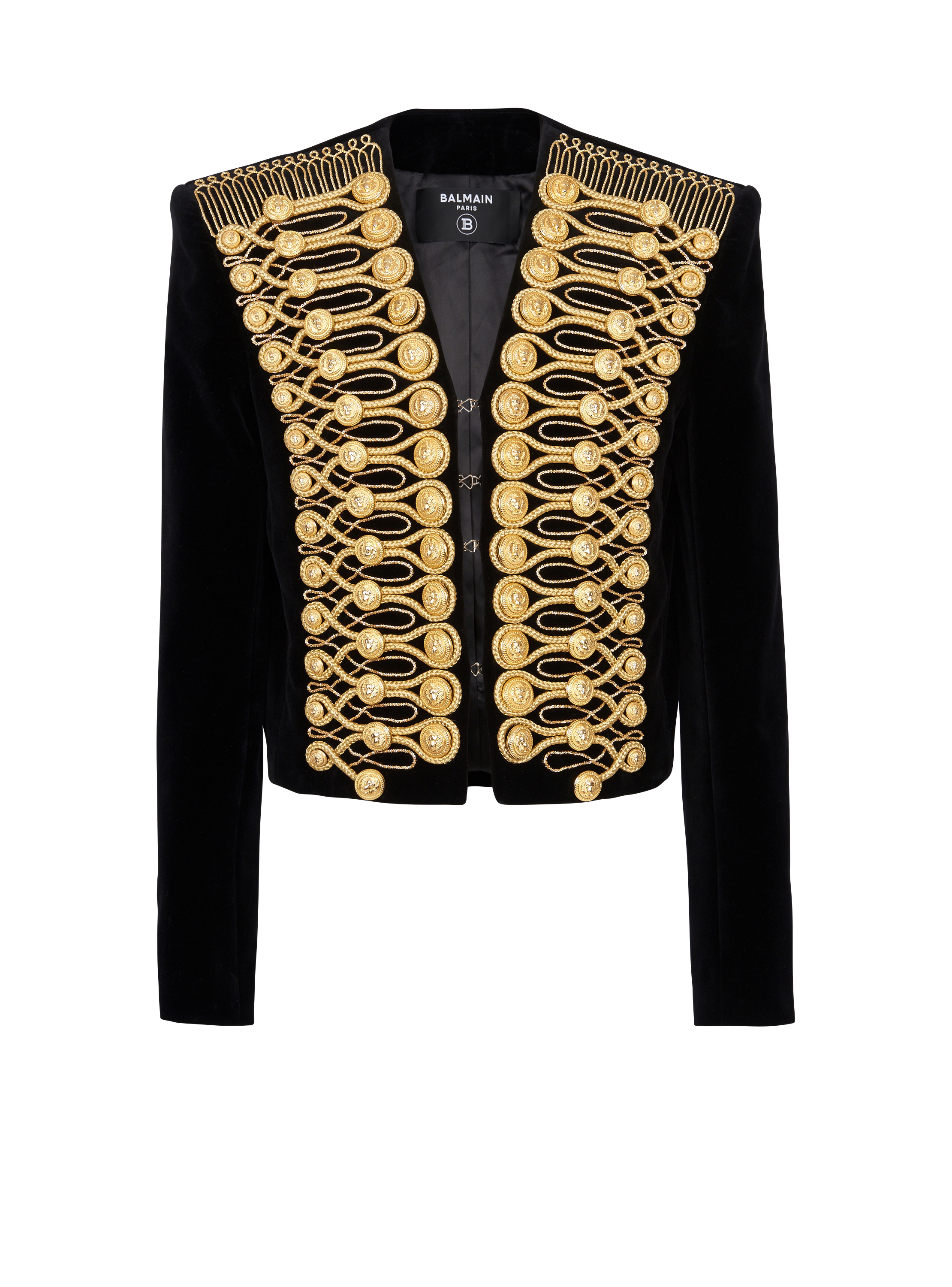 Brandenburg Jacket with embroidery, gold, hi-res