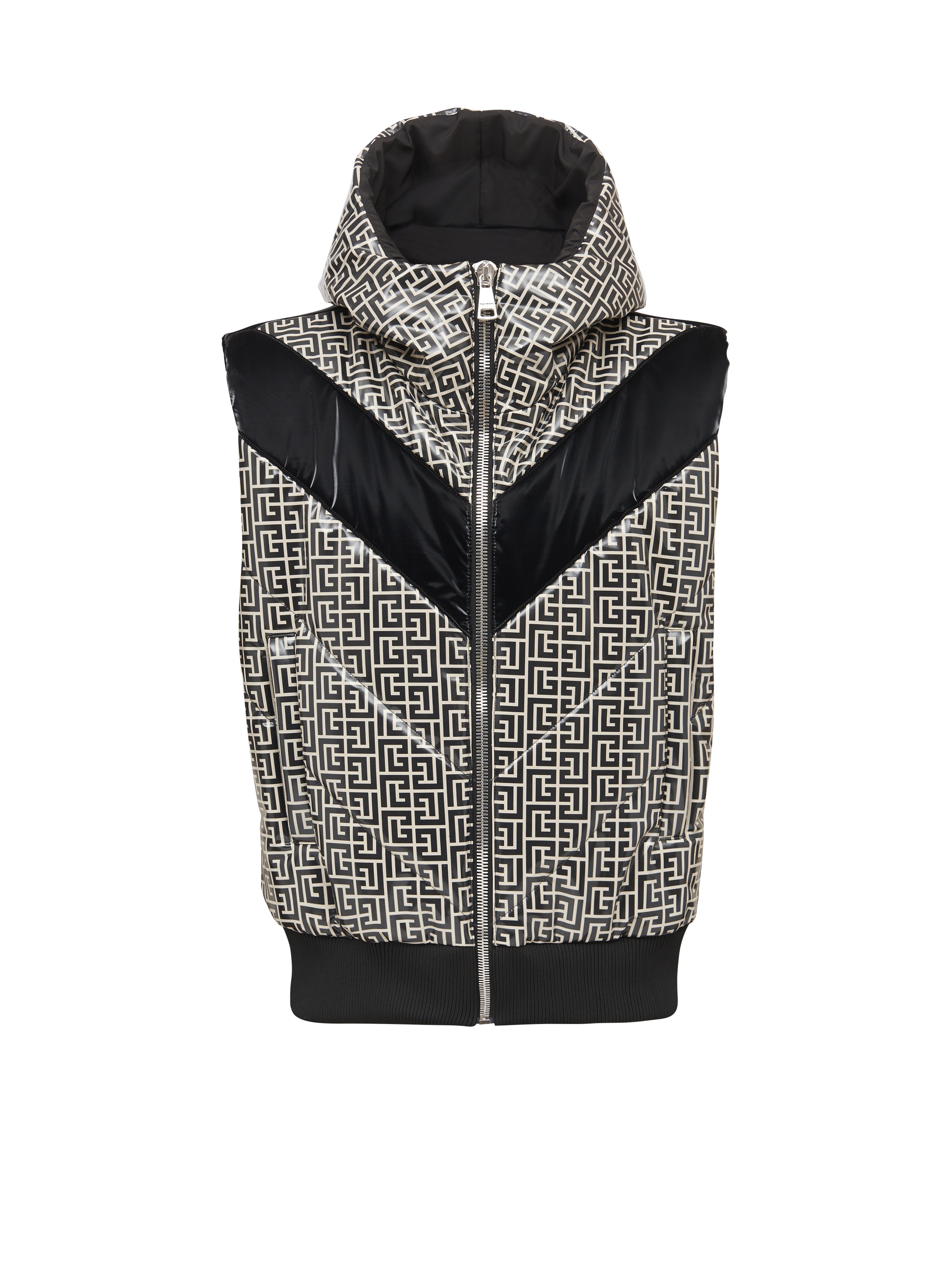 Monogram Jacquard Monogram Hooded Puffer Jacket - Ready to Wear