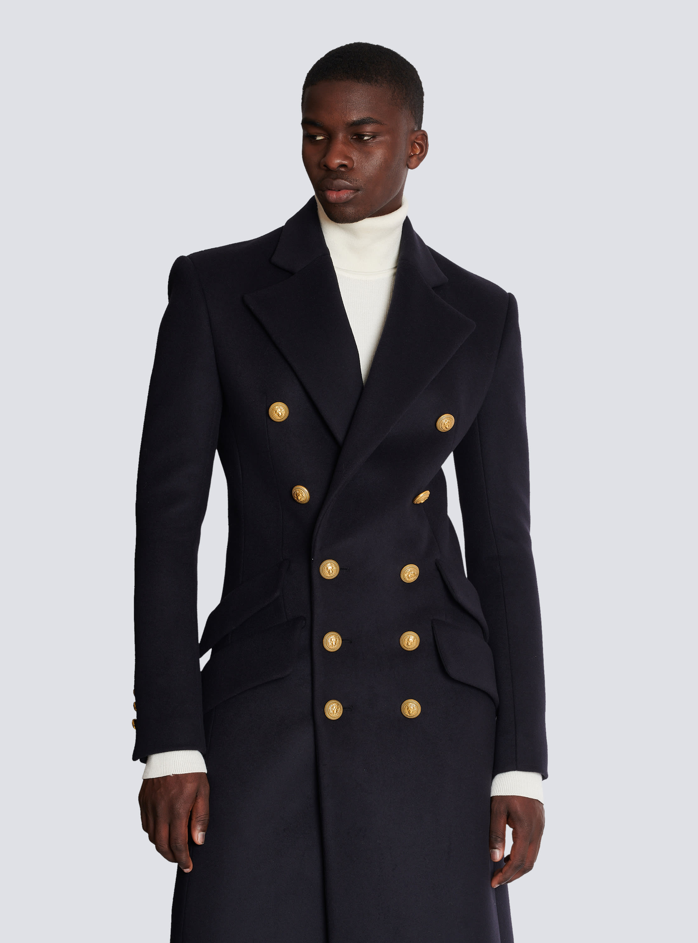 Balmain double-breasted Military Coat - Farfetch