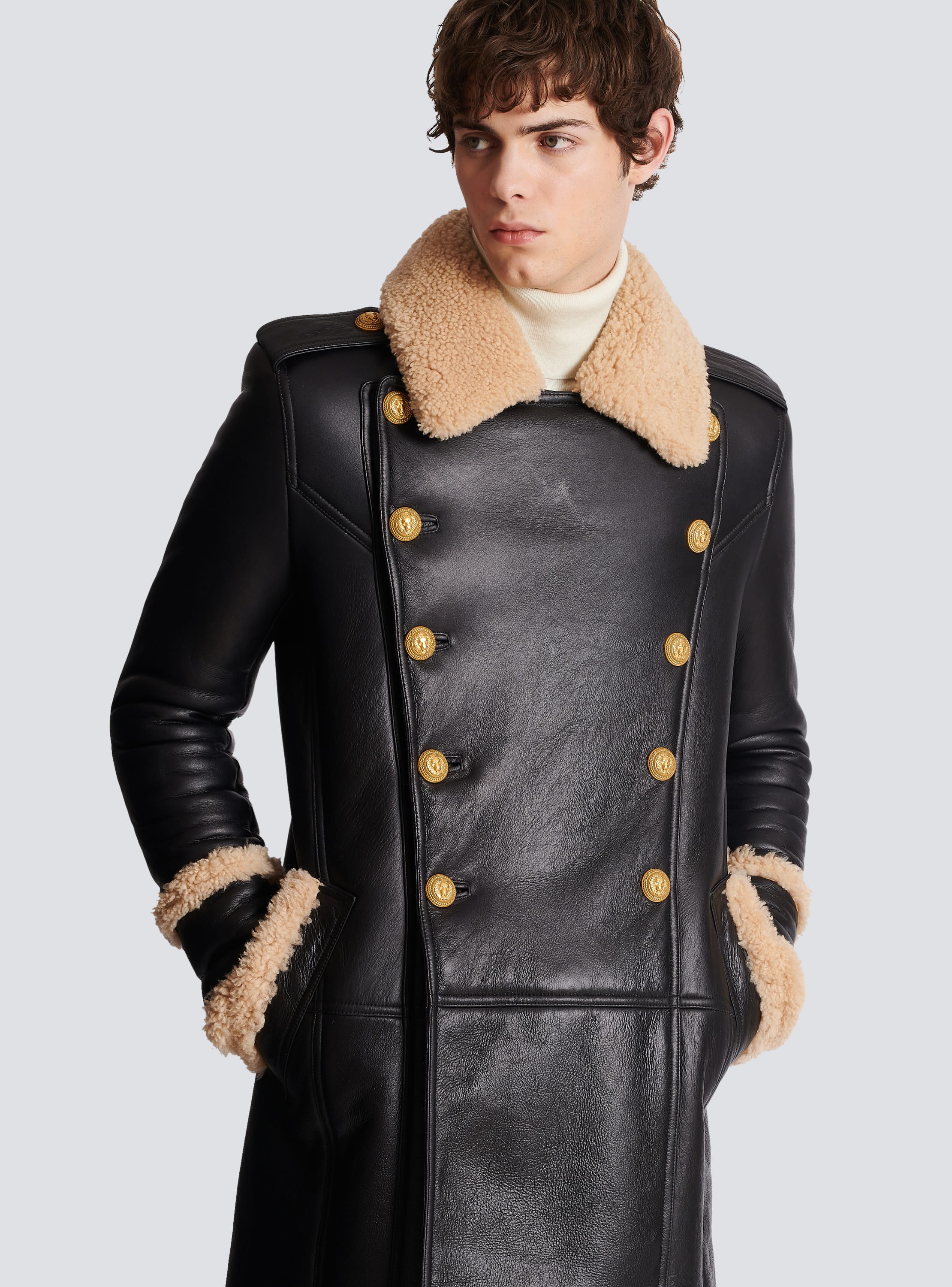 manteau balmain