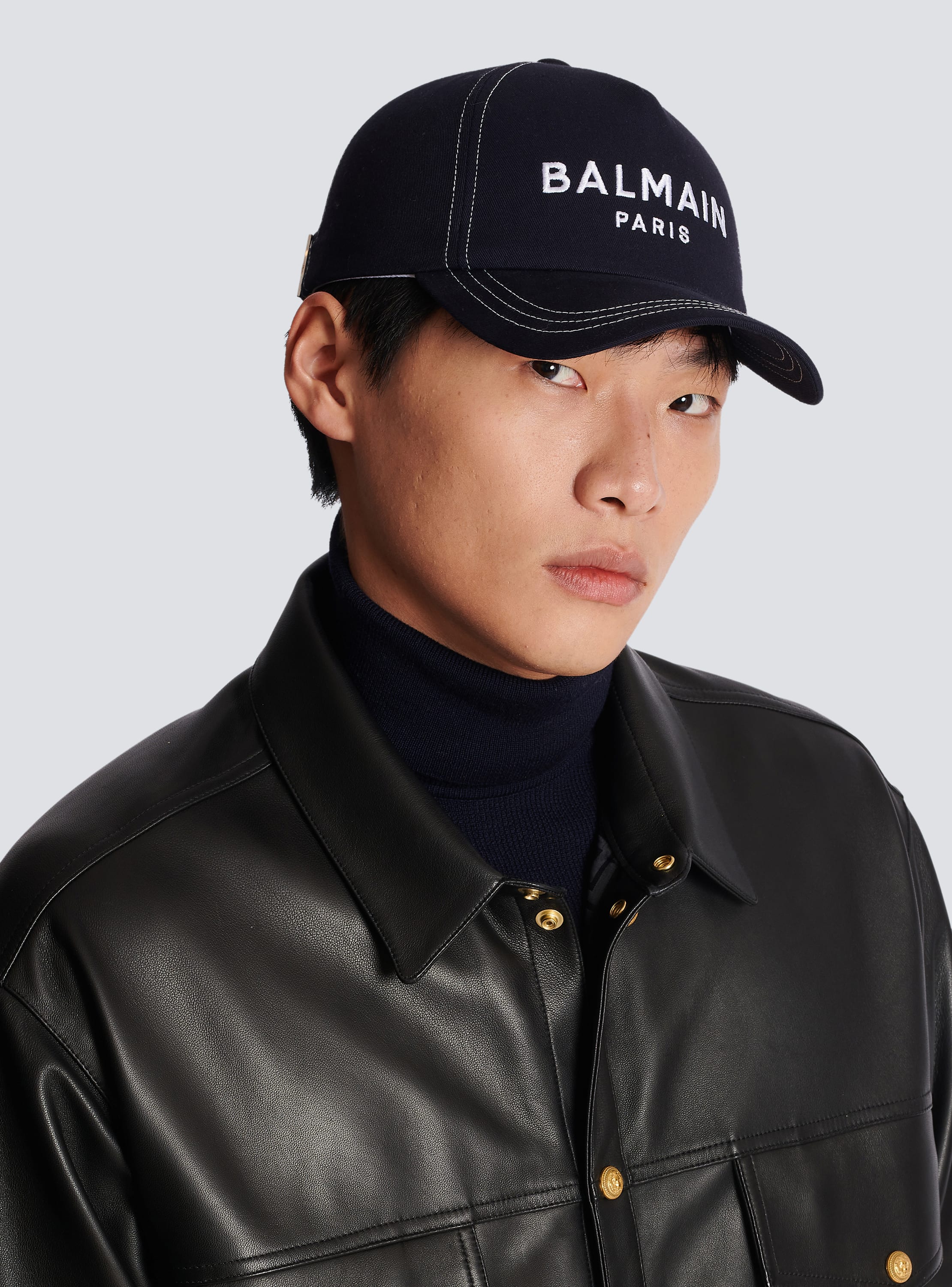 Embroidered Balmain Paris cap - Men | BALMAIN