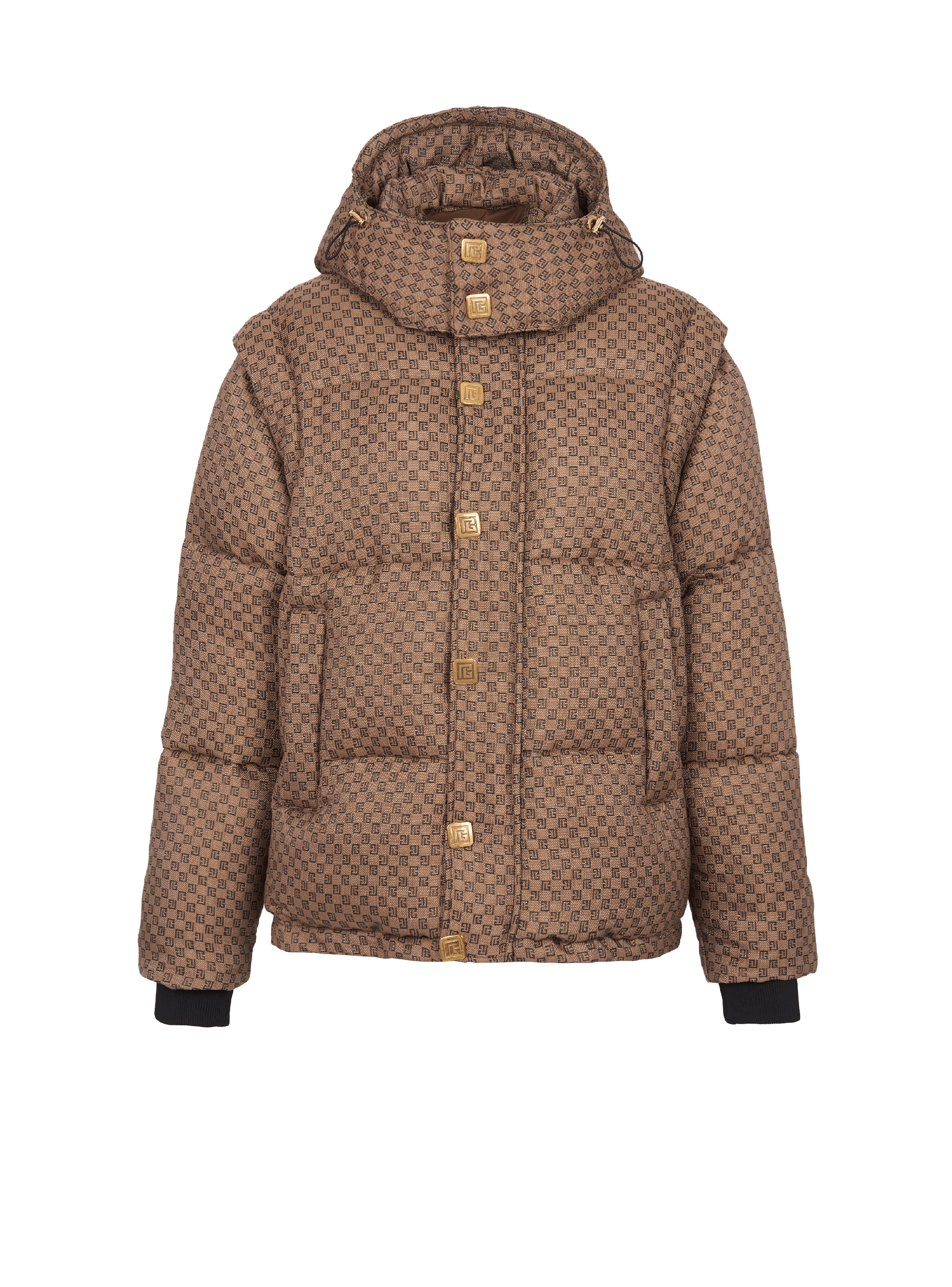 Mini monogrammed down jacket