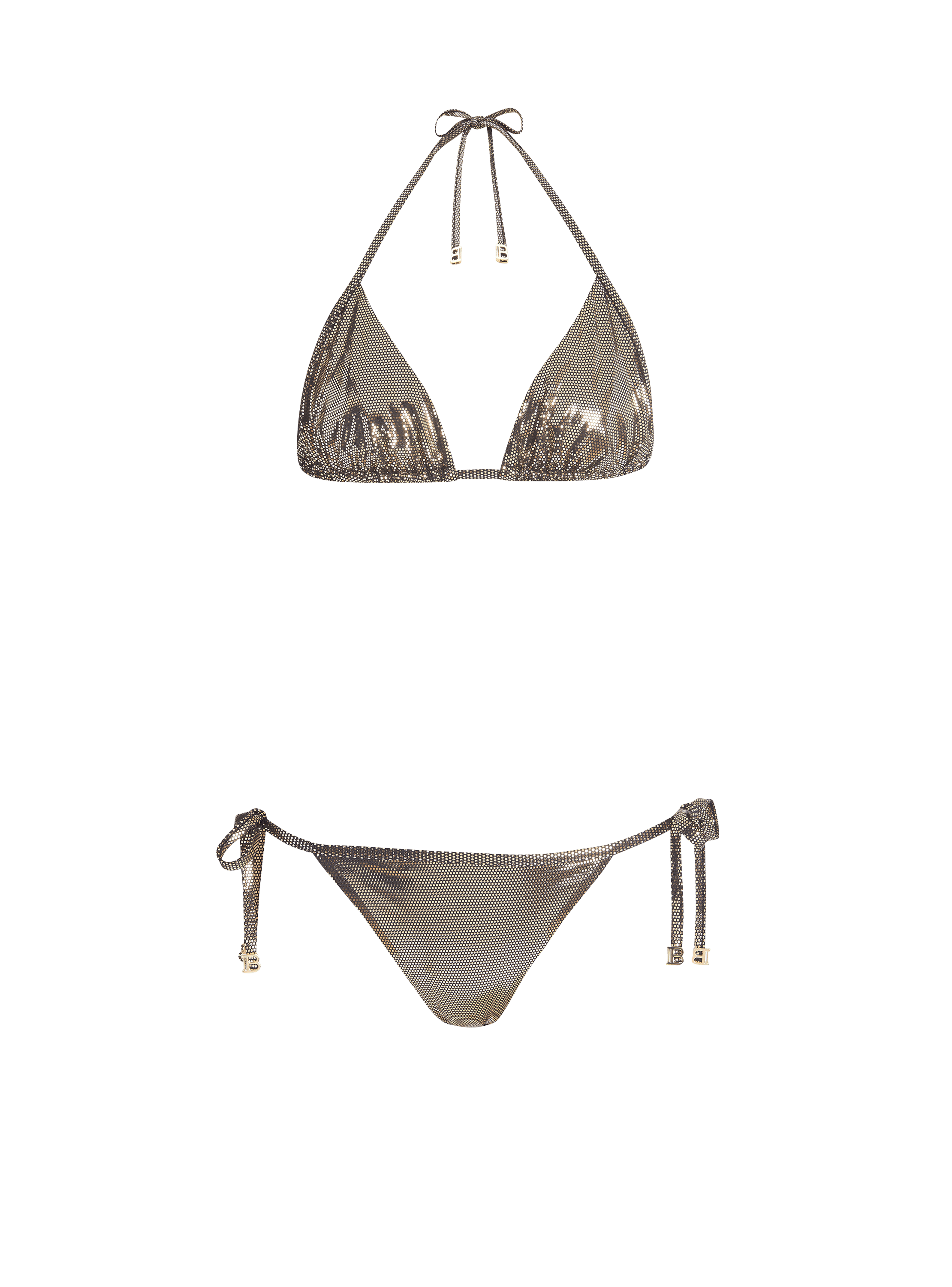 Bikini metallizzato, oro, hi-res