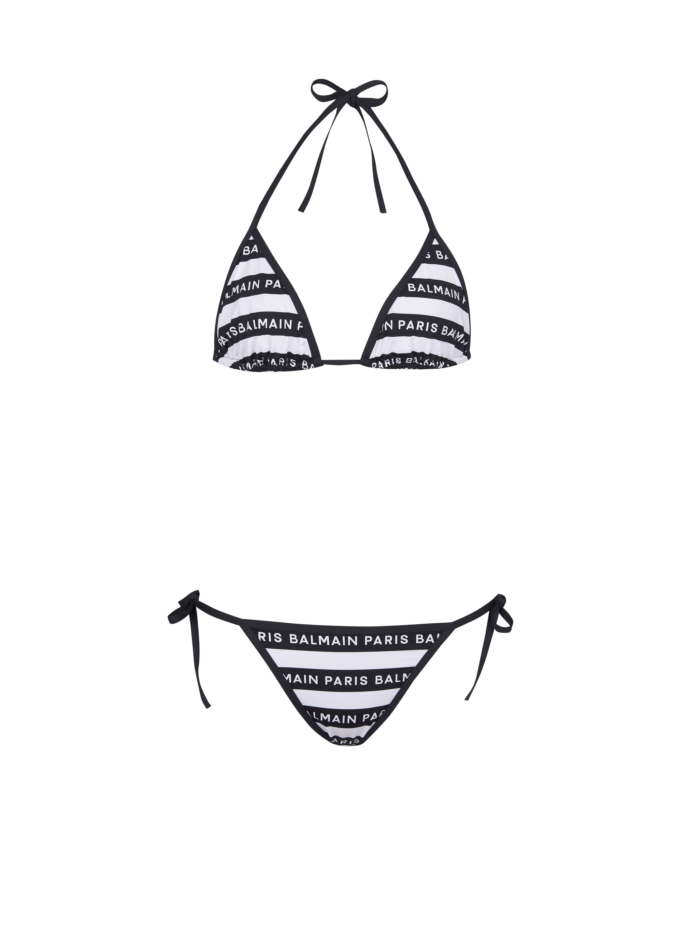 Balmain logo bikini, black, hi-res