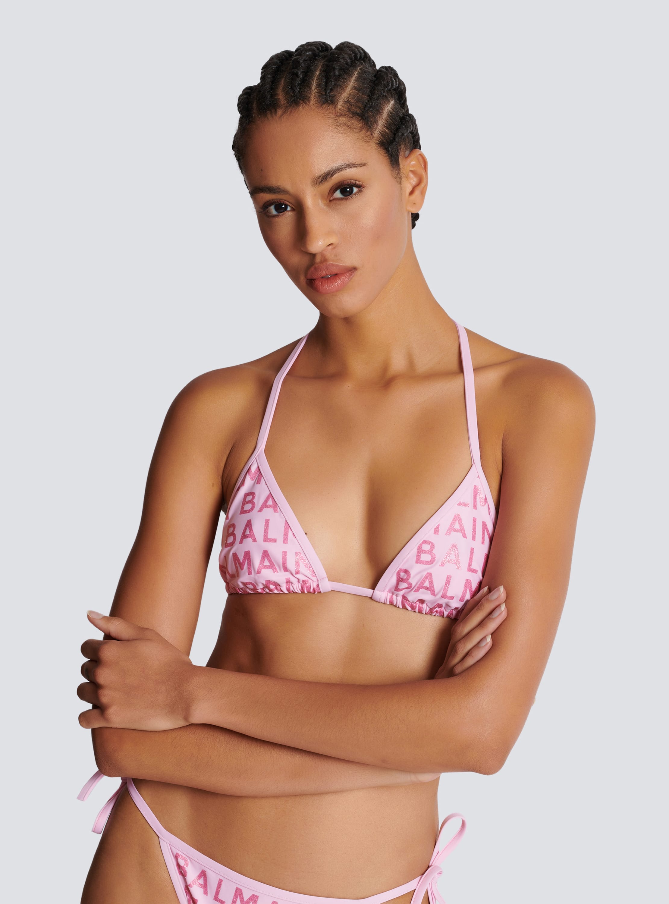 Pink Two-piece swimsuit Balmain - Vitkac Canada