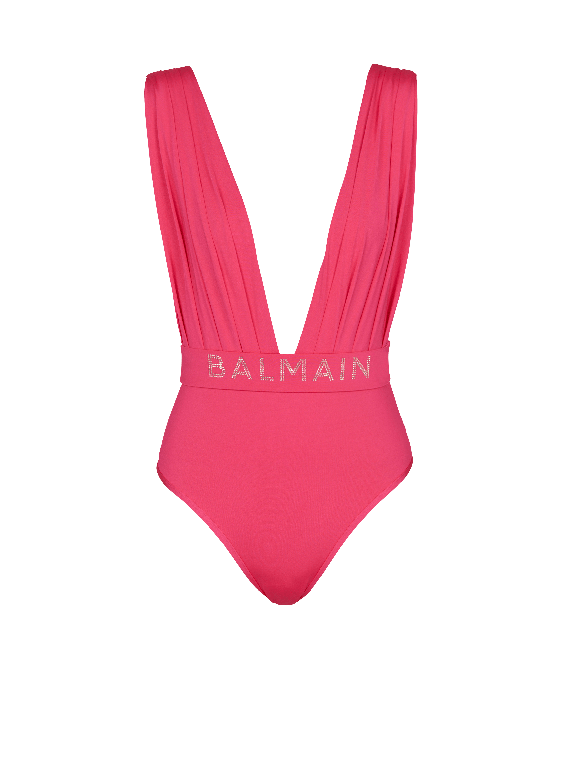 Draped Balmain swimsuit