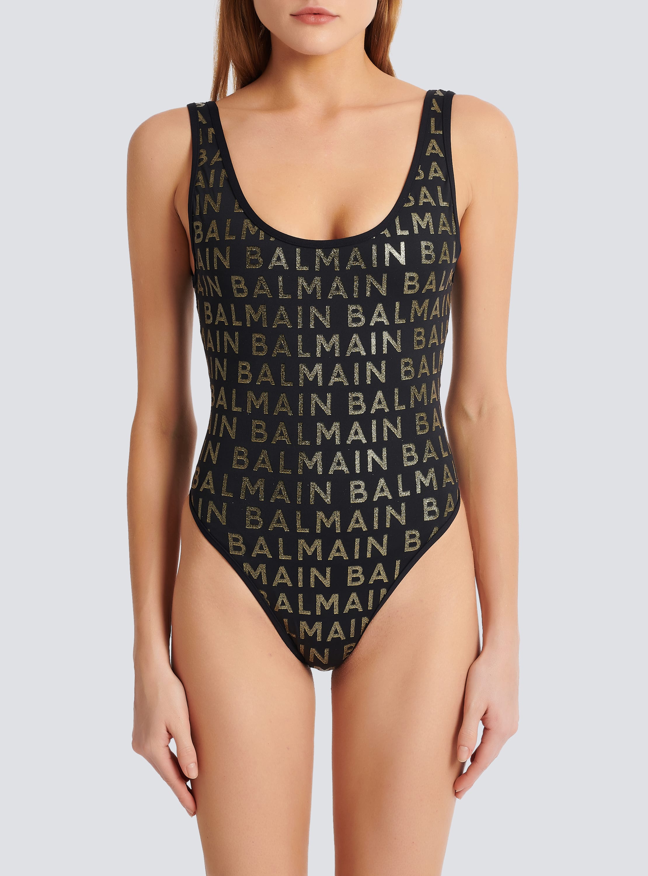 Swimsuit with Balmain logos Women BALMAIN