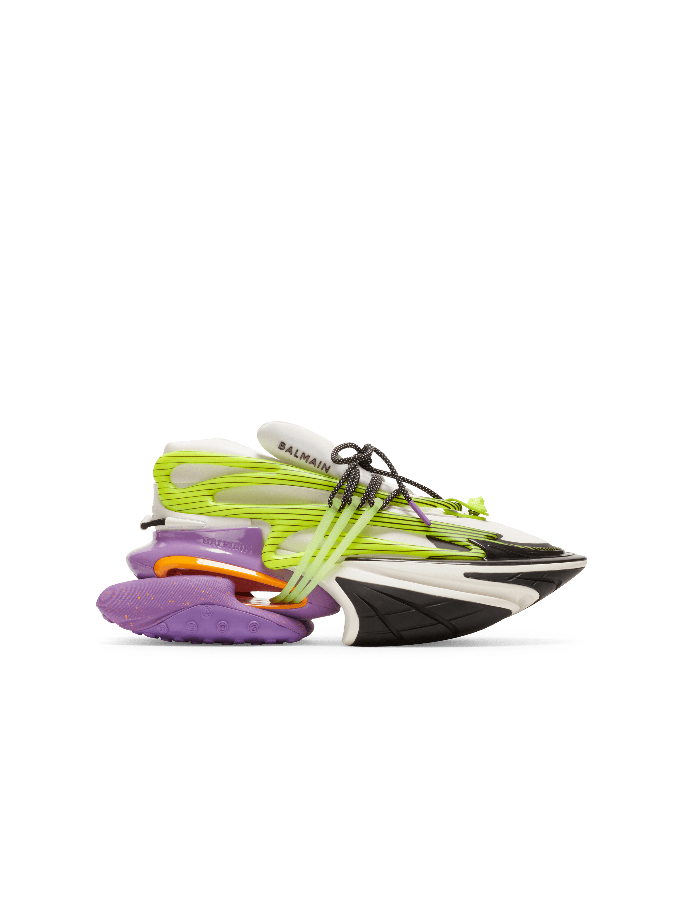 Sneakers Unicorn aus Neopren und Leder, multicolor, hi-res