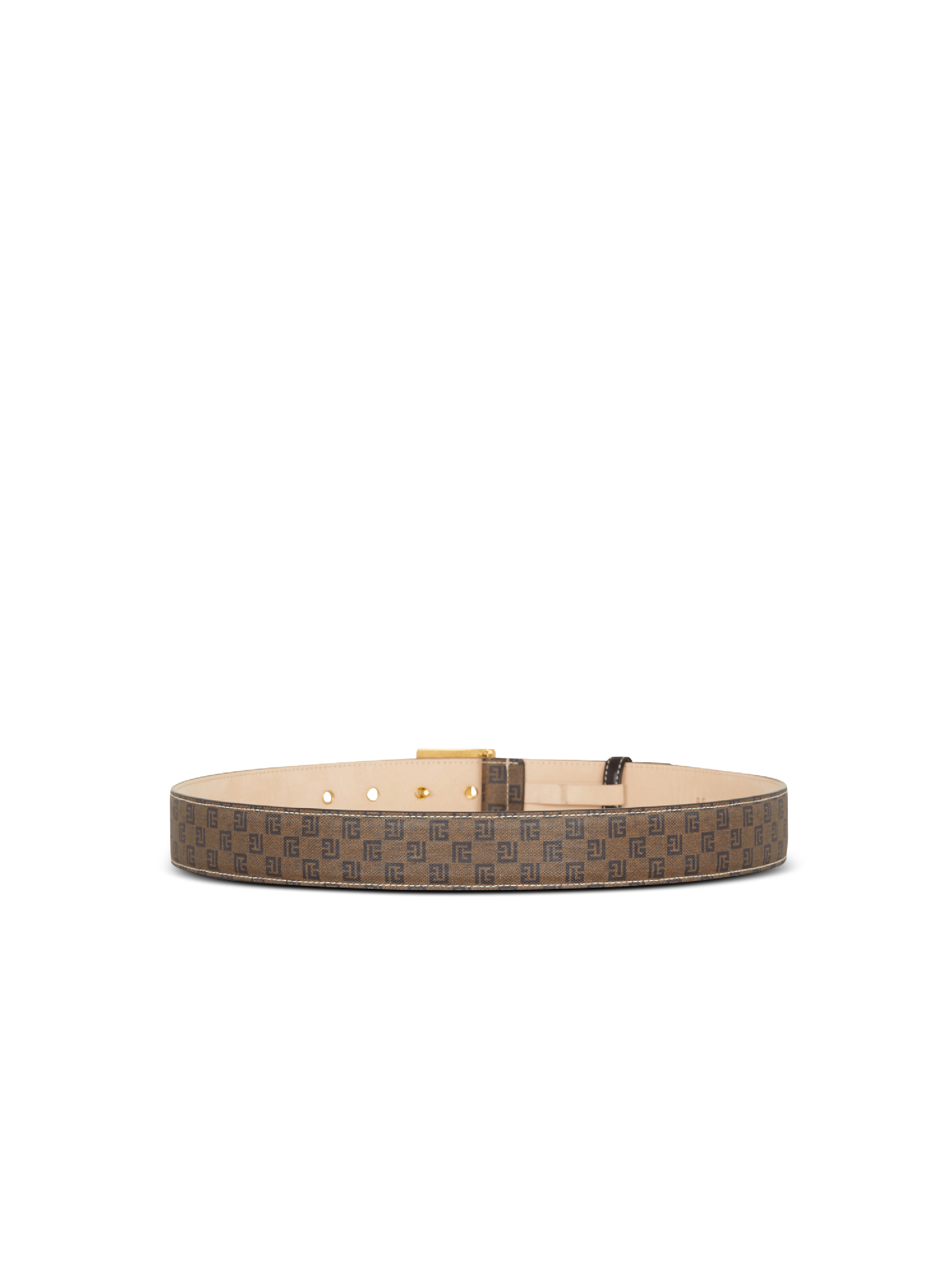 Louis Vuitton Mini 25MM Monogram Canvas Belt in Brown