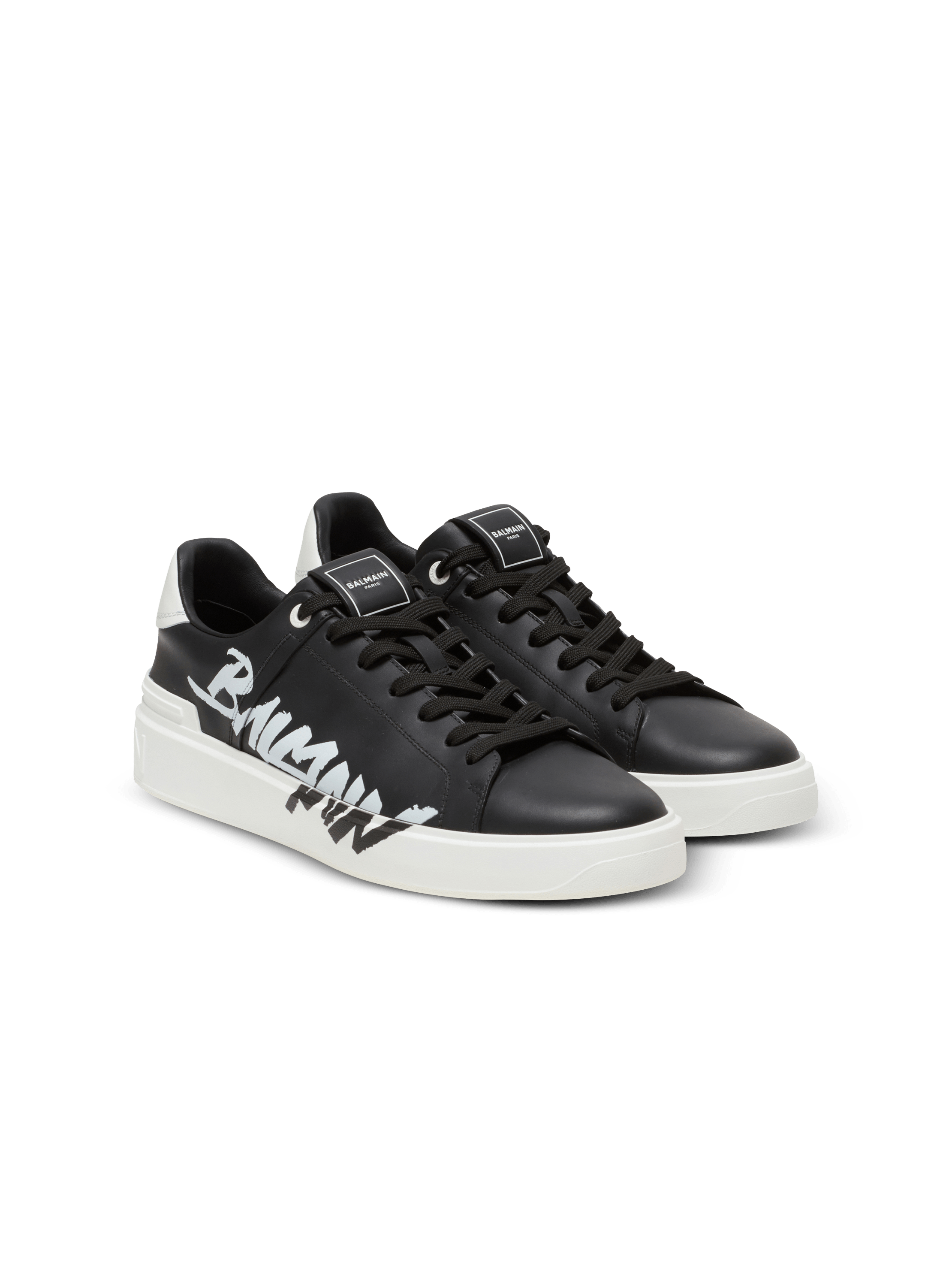Sneakers B-Court in pelle stampata
