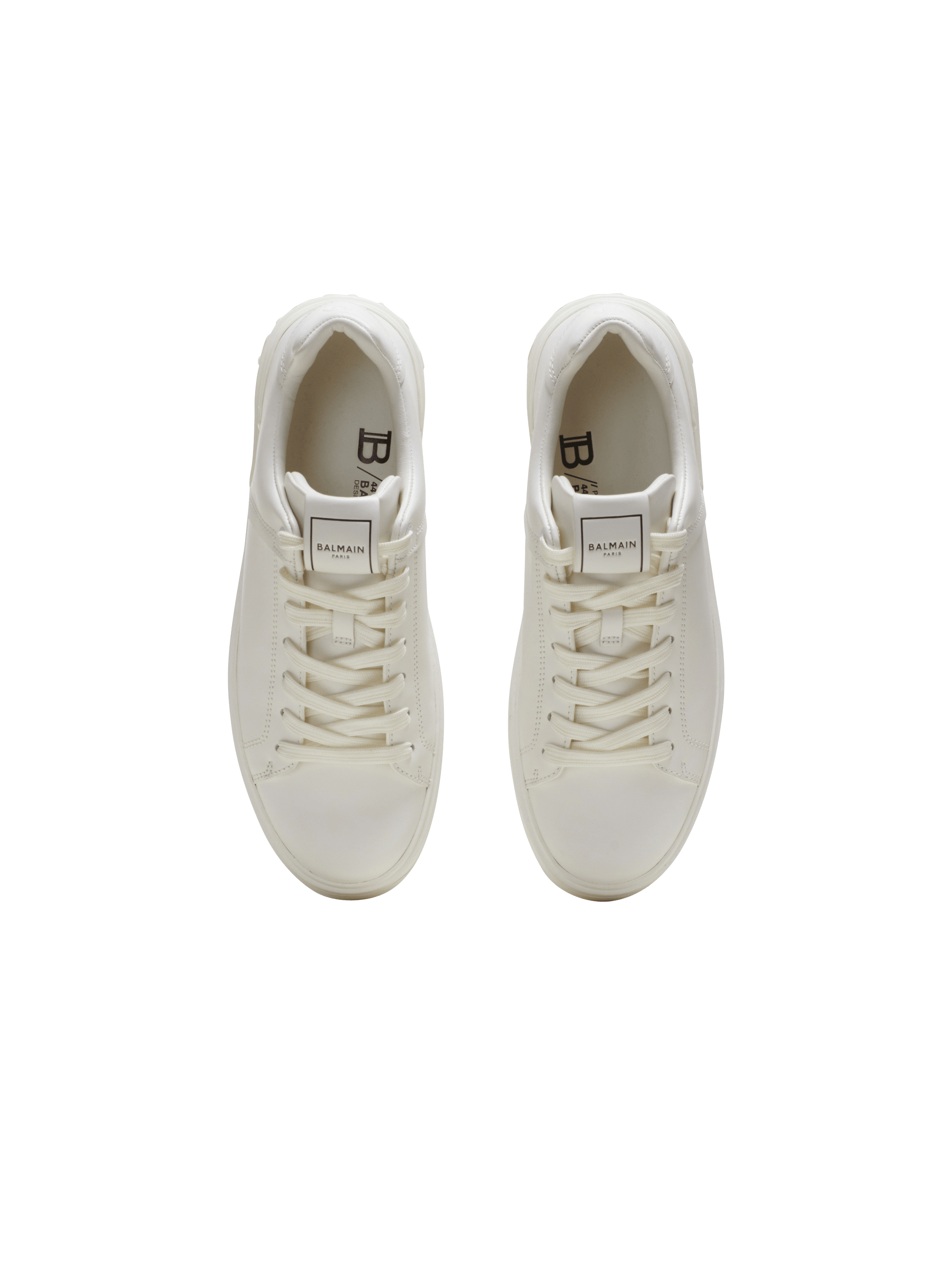 Balmain Calfskin B-Court Sneakers