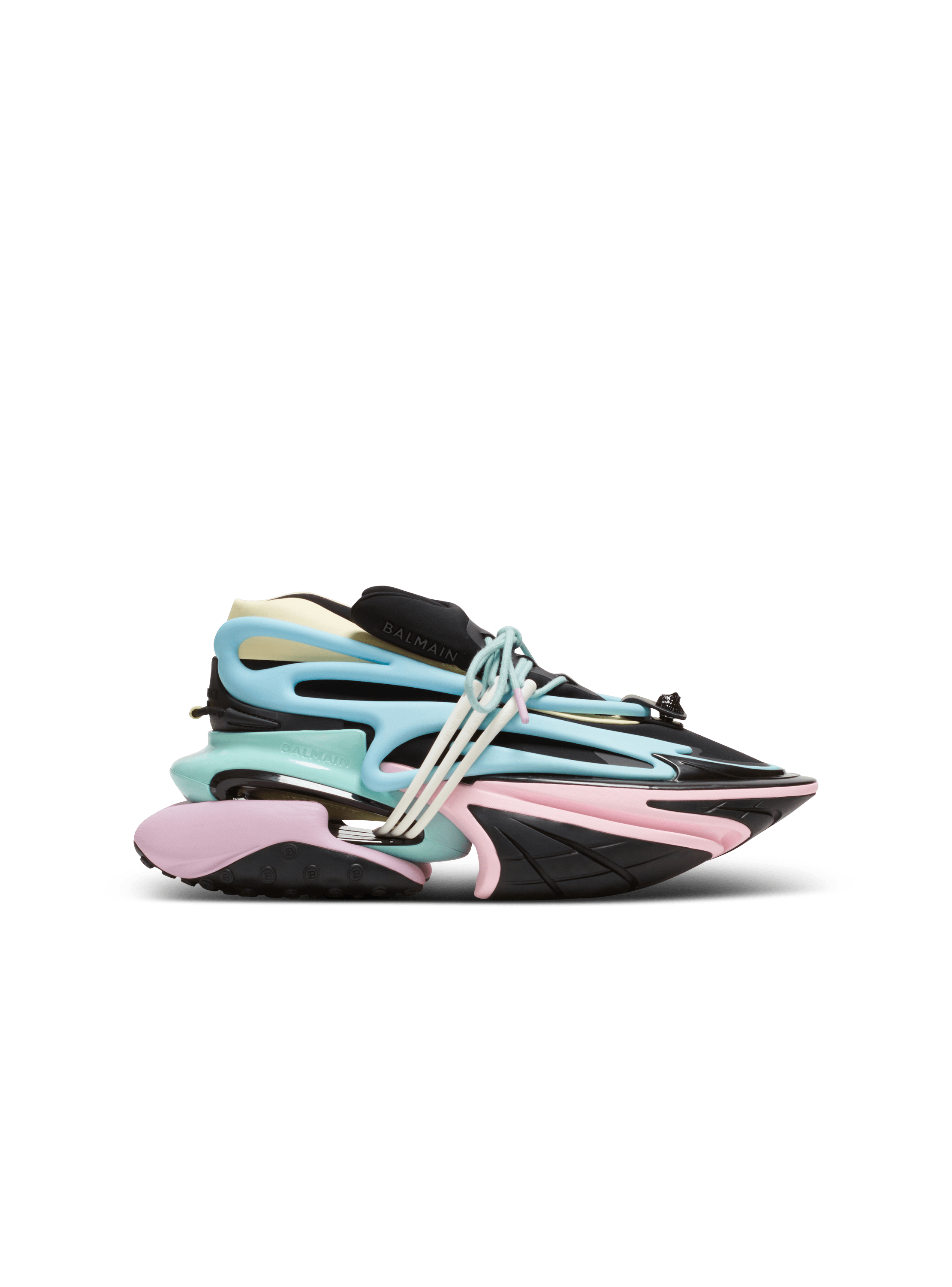 Unicorn trainers in neoprene and leather multicolor - Men | BALMAIN