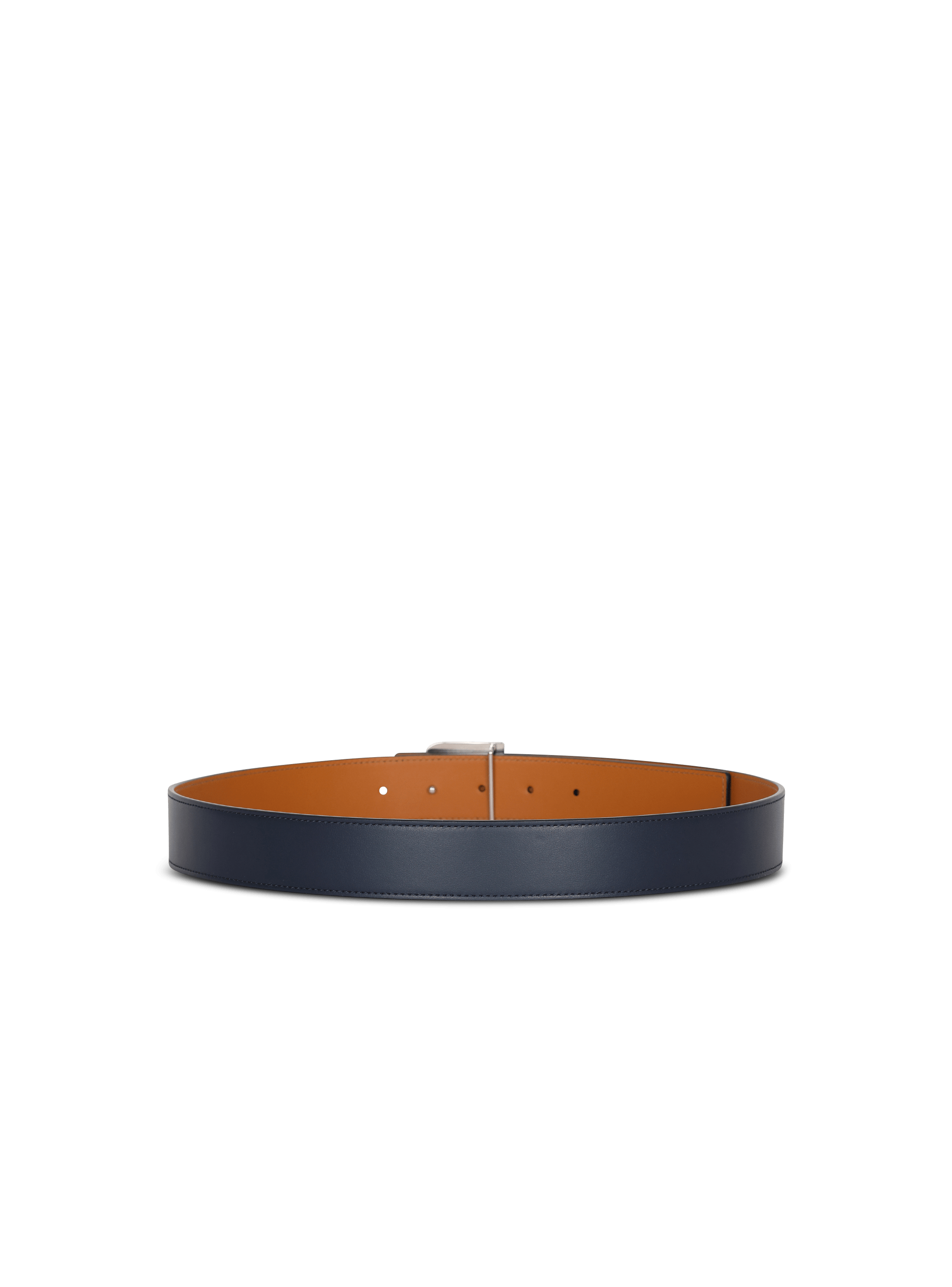 Balmain monogram-print logo-plaque belt - Brown