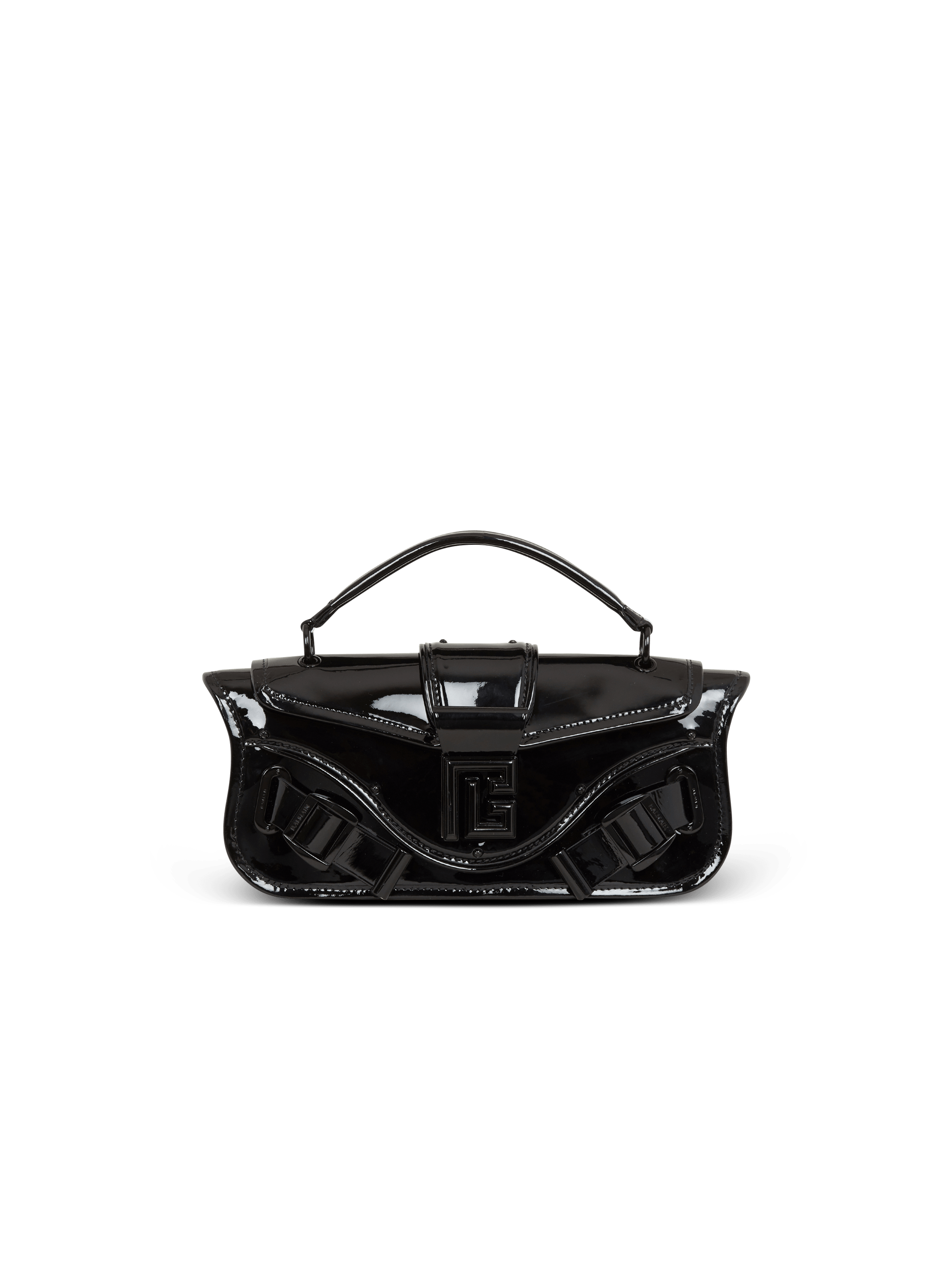 Sac Blaze Pouch en cuir verni