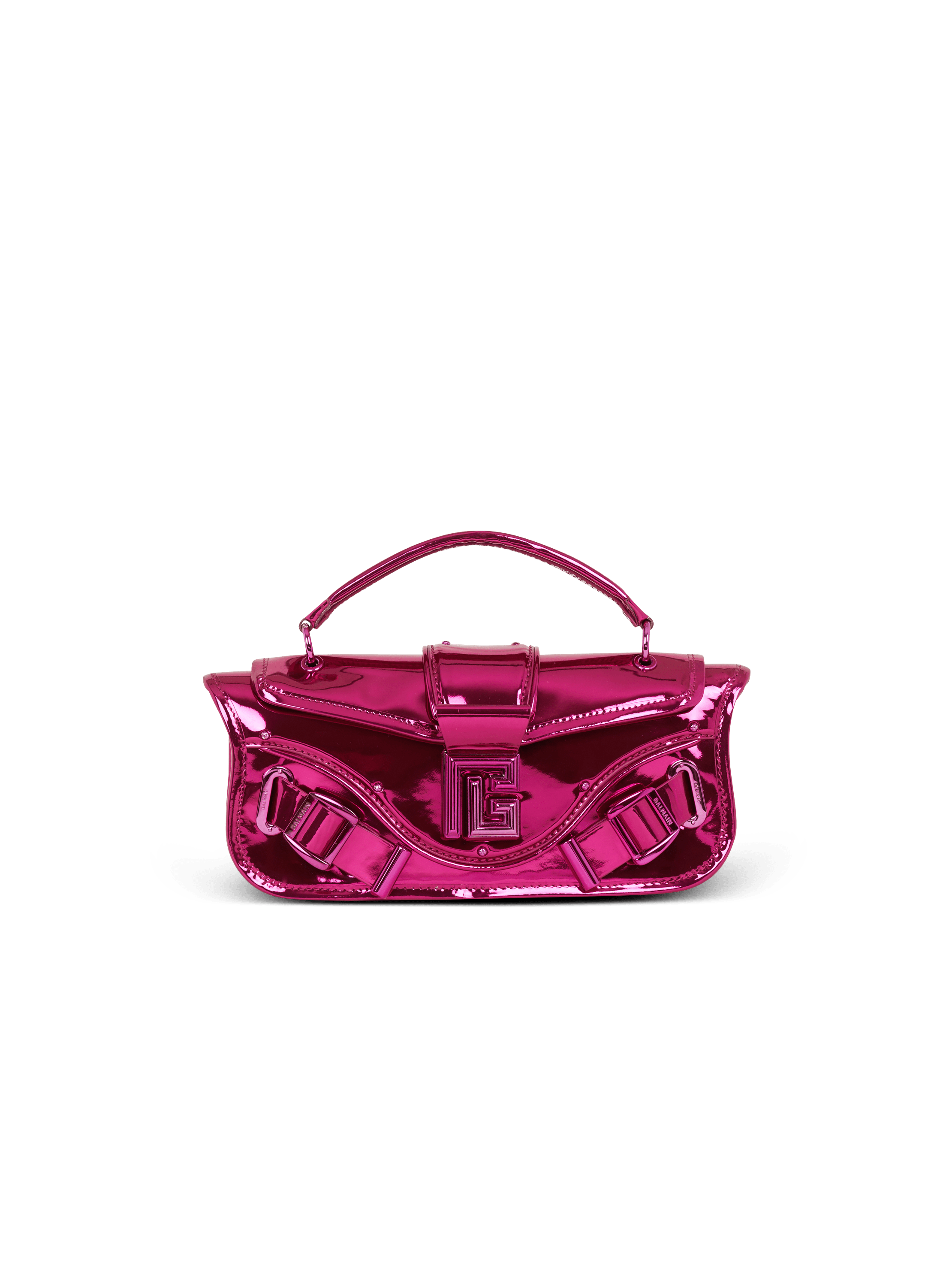 Pink Color Italian Leather Bags, Crossbody Mini Bag | Mayko Bags Black / Yes Please!