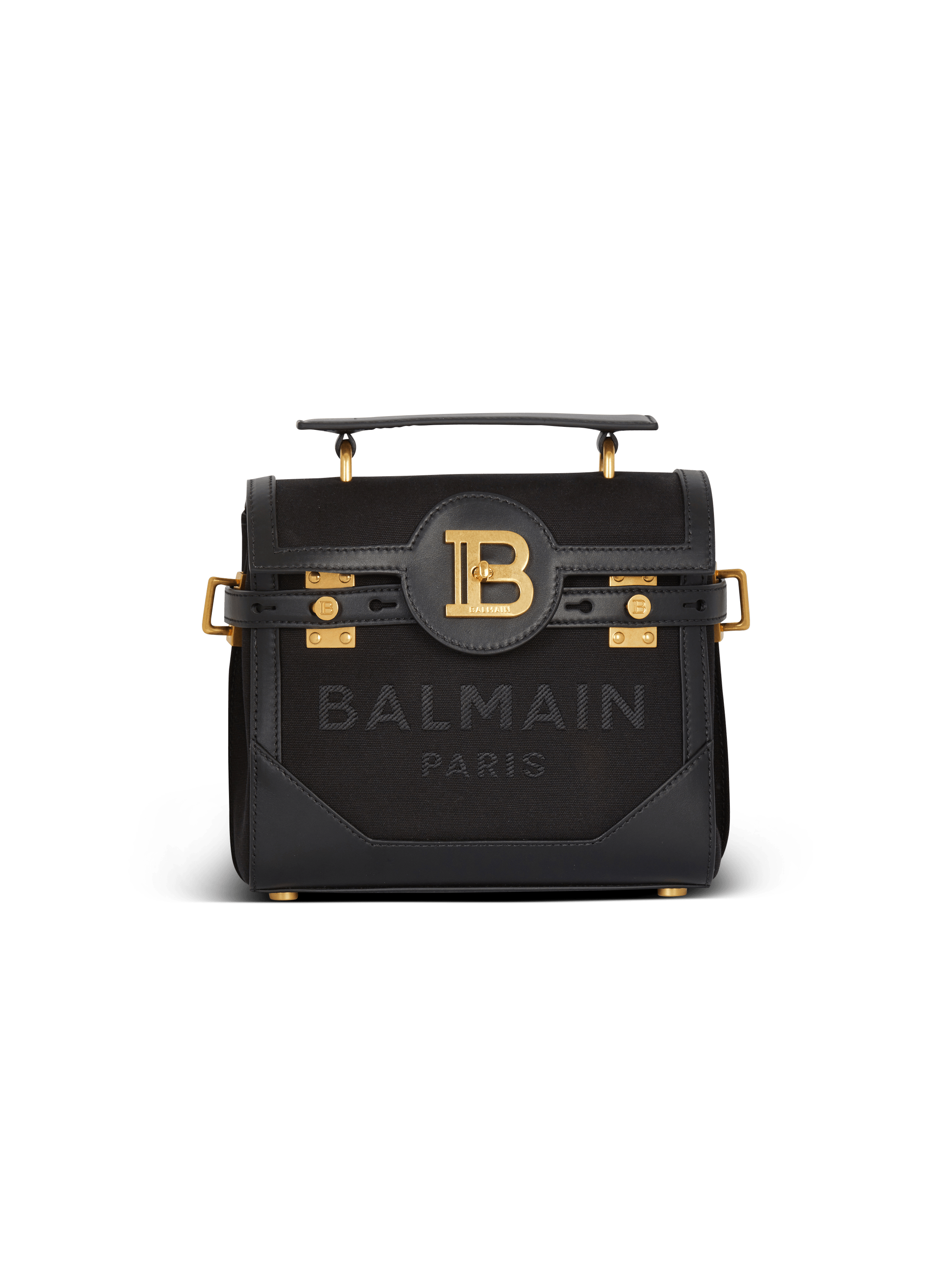 B-Buzz 23 canvas and leather bag