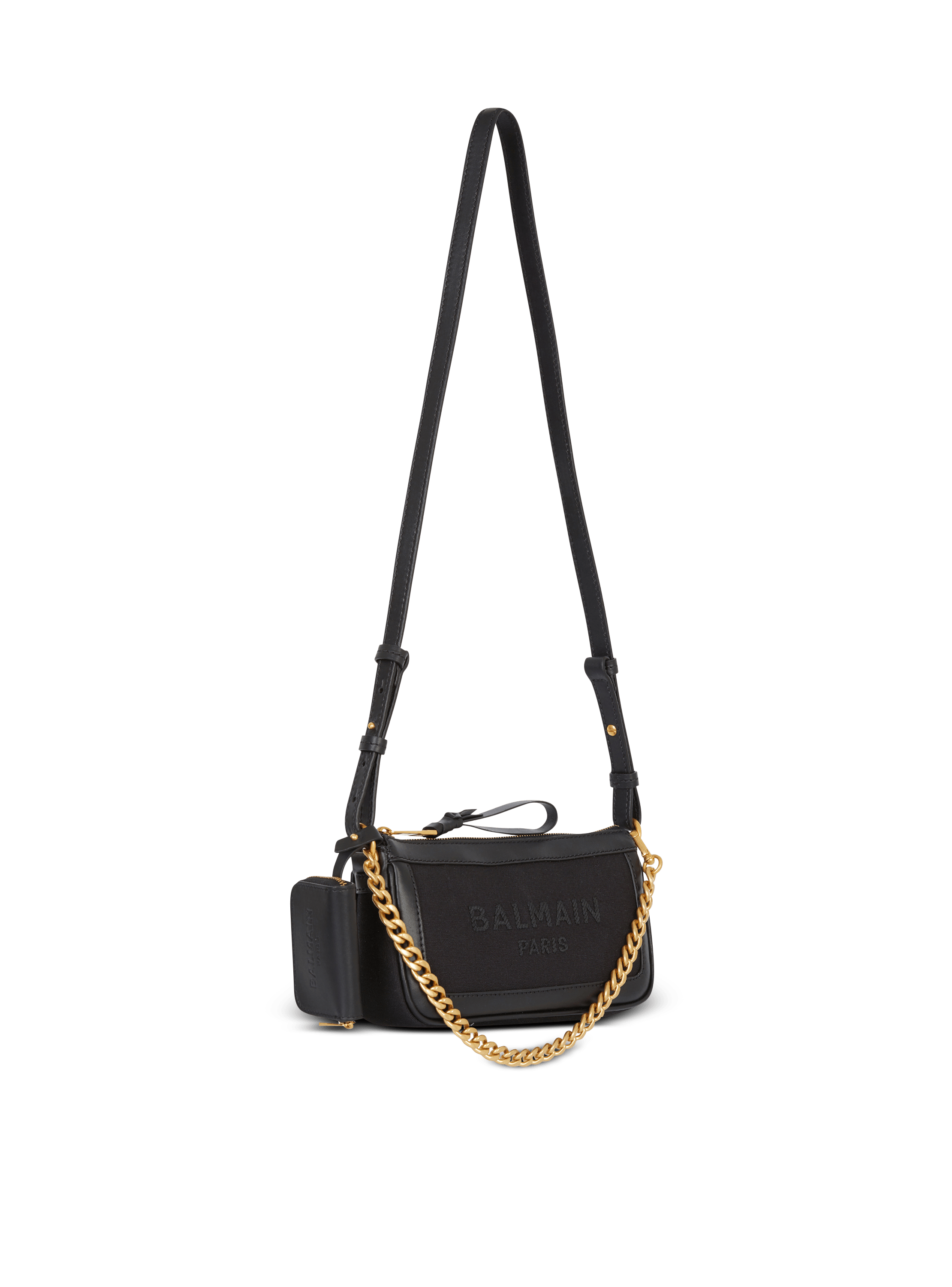 Pochette B-Army in tela e pelle