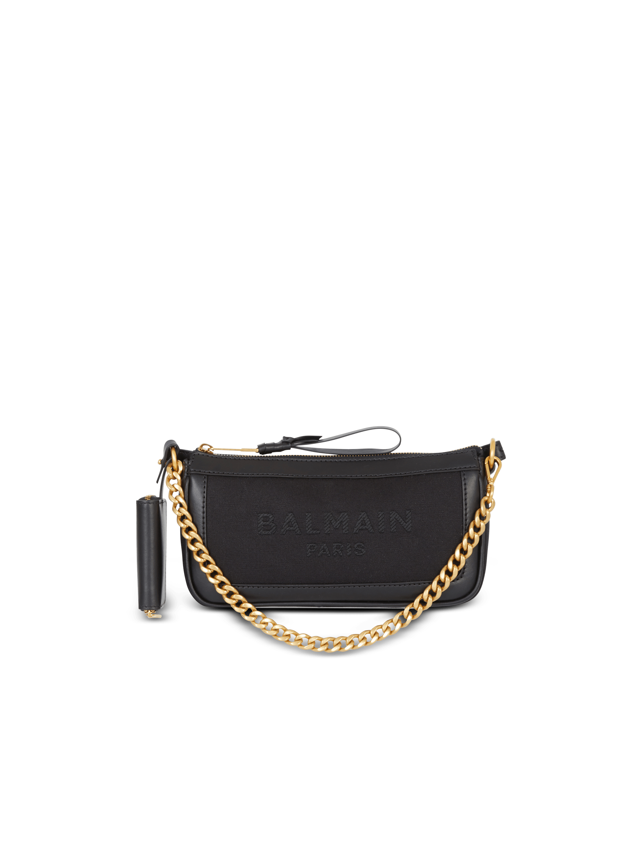 Bolso B-Army Pouch de lona y piel