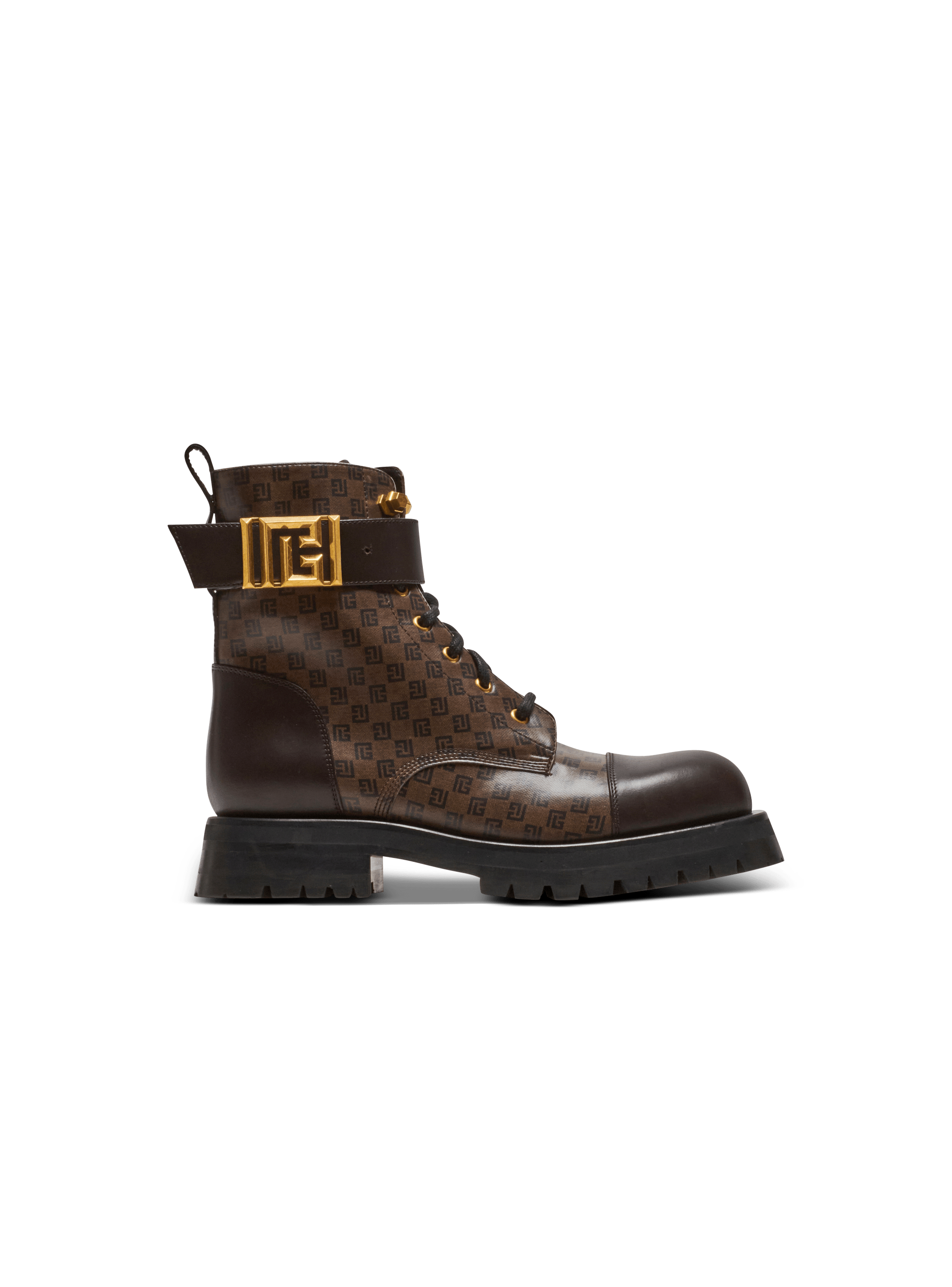 Ranger-Stiefeletten Romy mit Mini-Monogramm