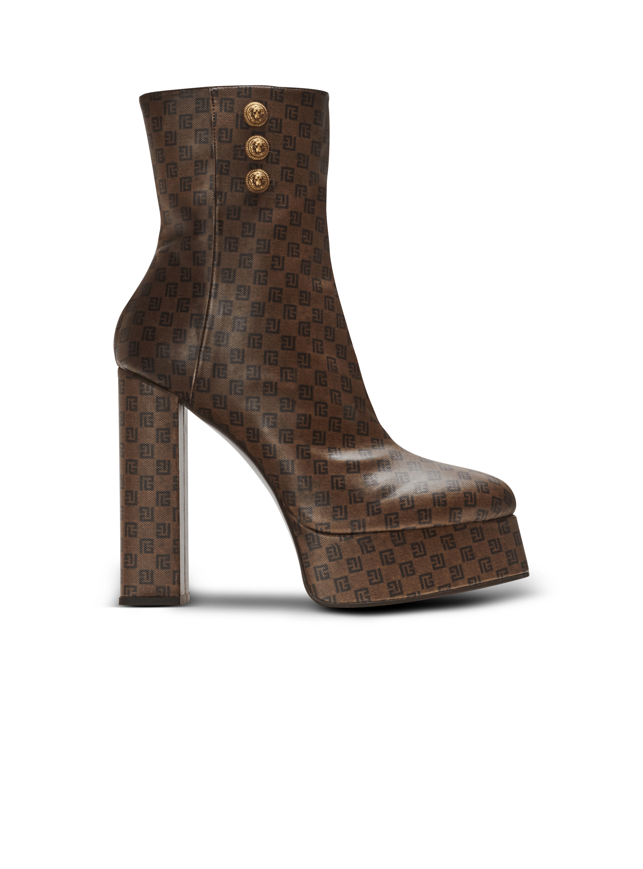 Brune mini monogram boots