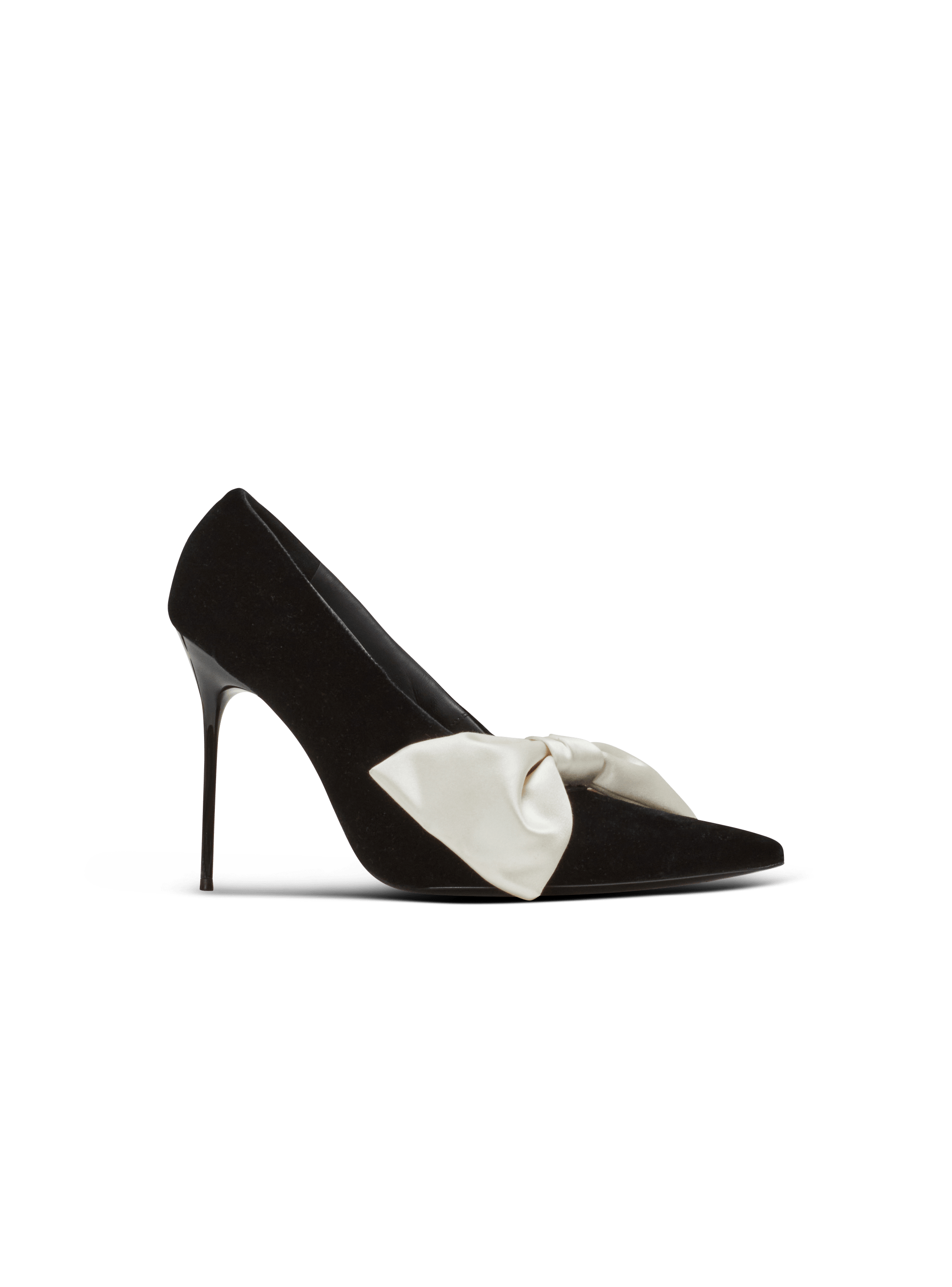 Escarpins Clara en velours noir Femme BALMAIN