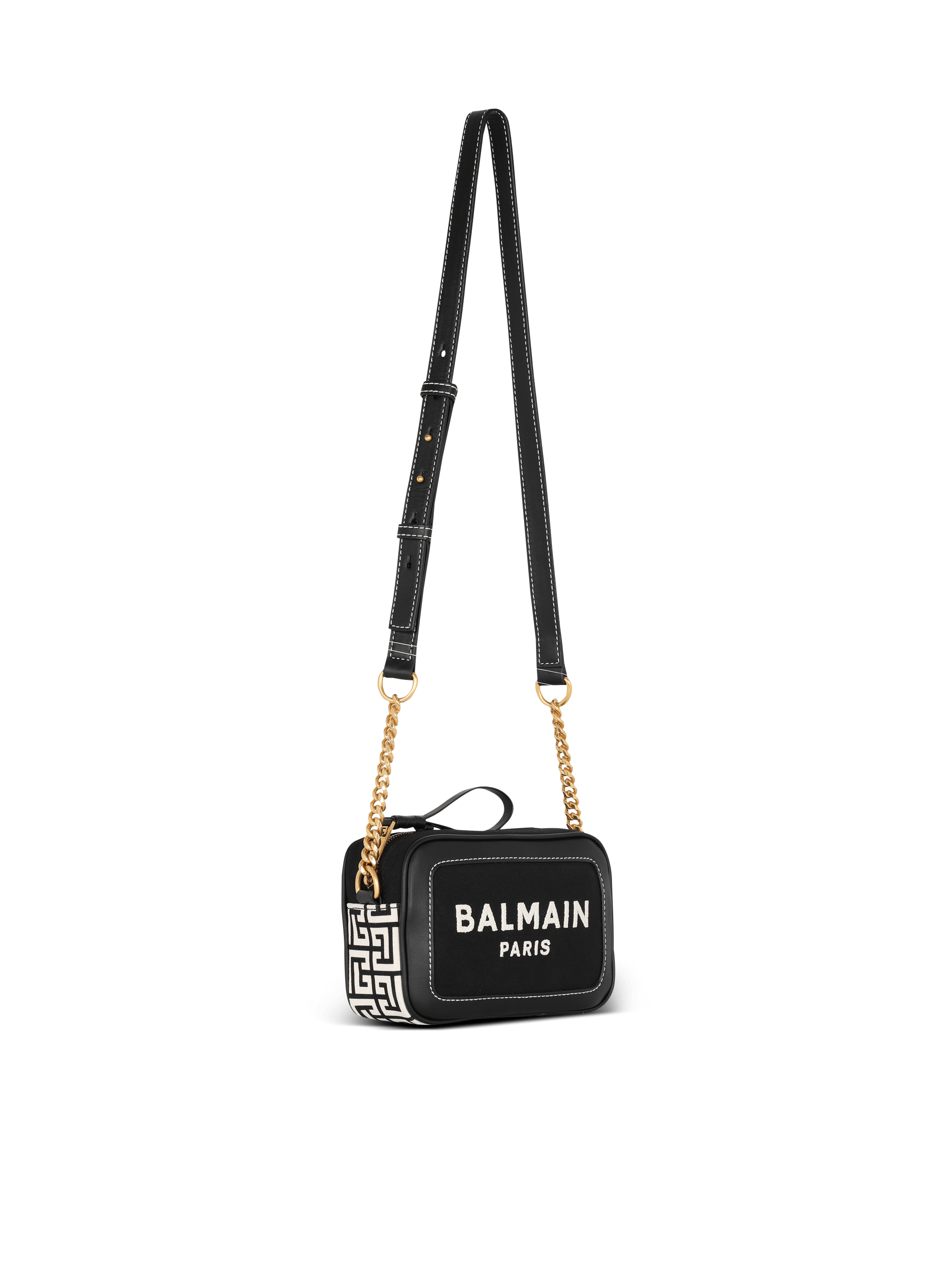 Bolso de mano B Army de lona y piel