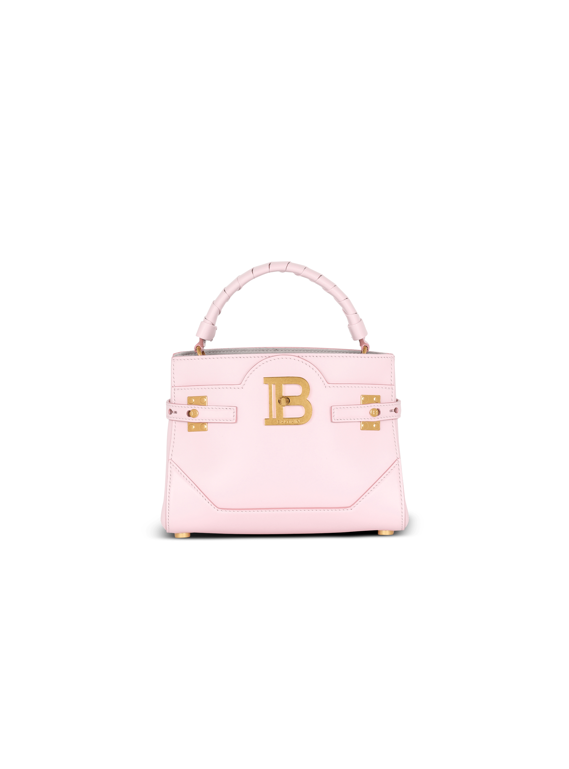 Luxury bag - Burrow 22 shoulder bag in light pink leather