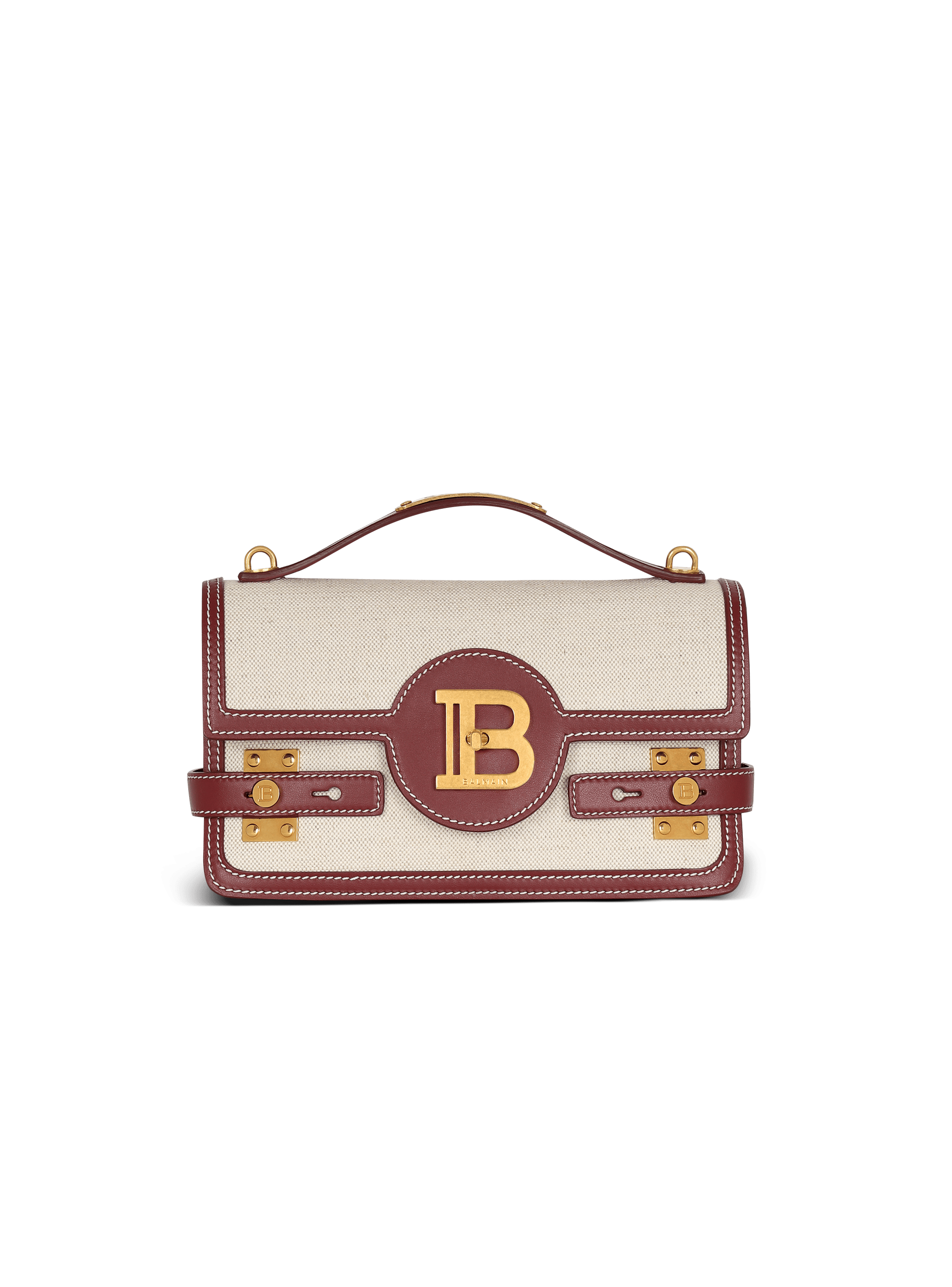 B-Buzz 24 canvas and leather bag