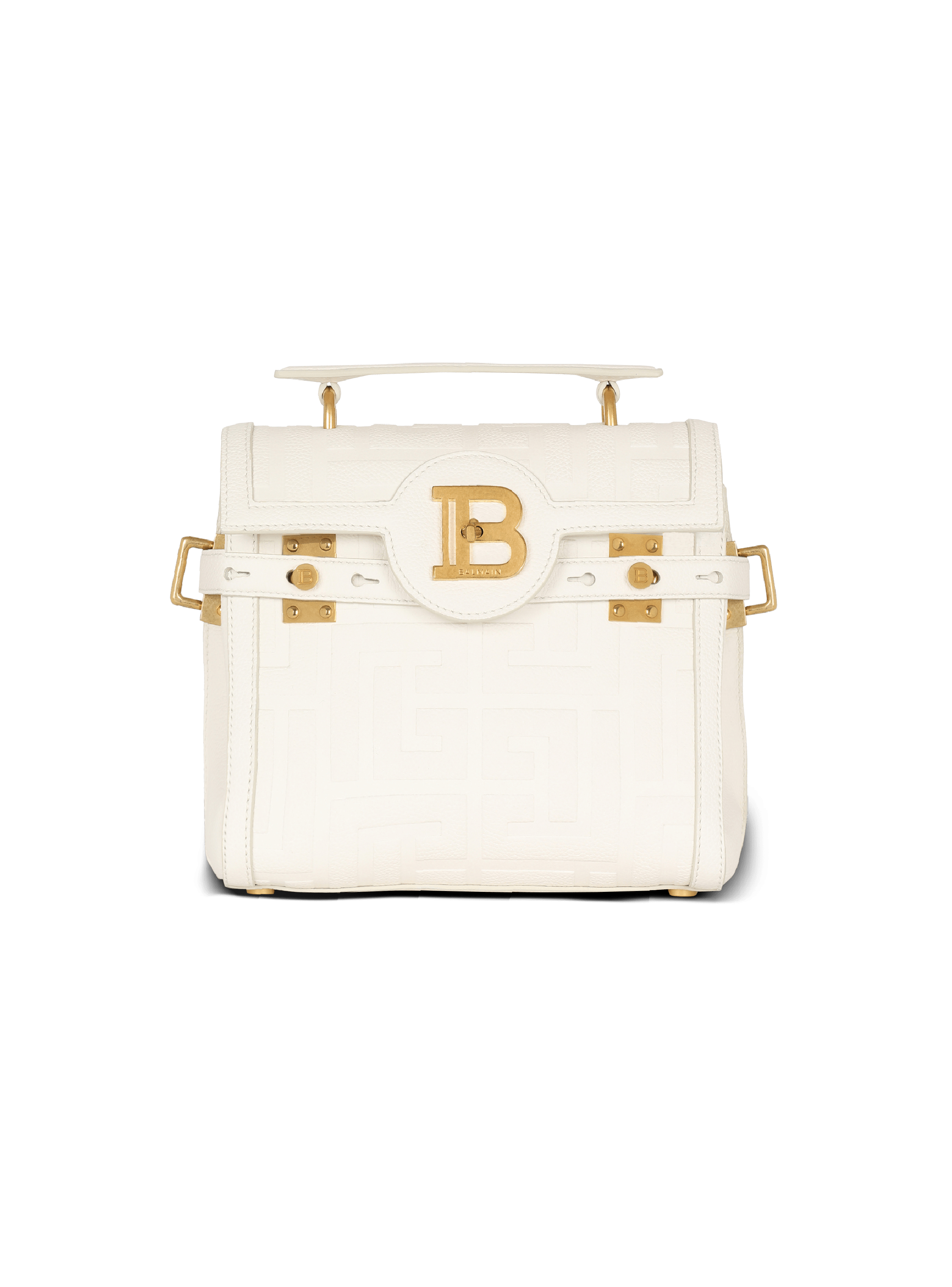 B-Buzz 23 monogrammed grained leather bag