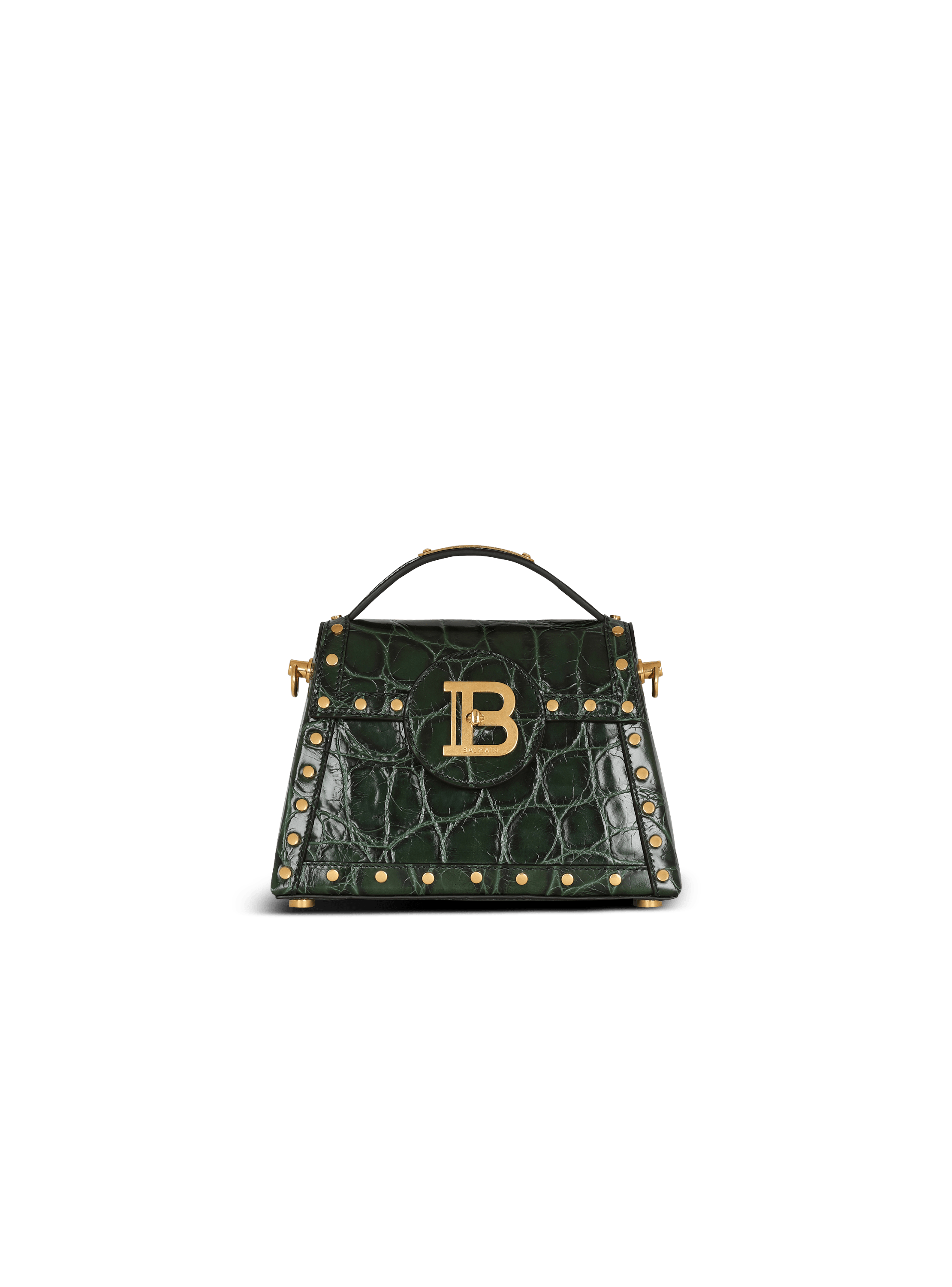 Balmain B-Buzz crocodile-effect Mini Bag - Farfetch