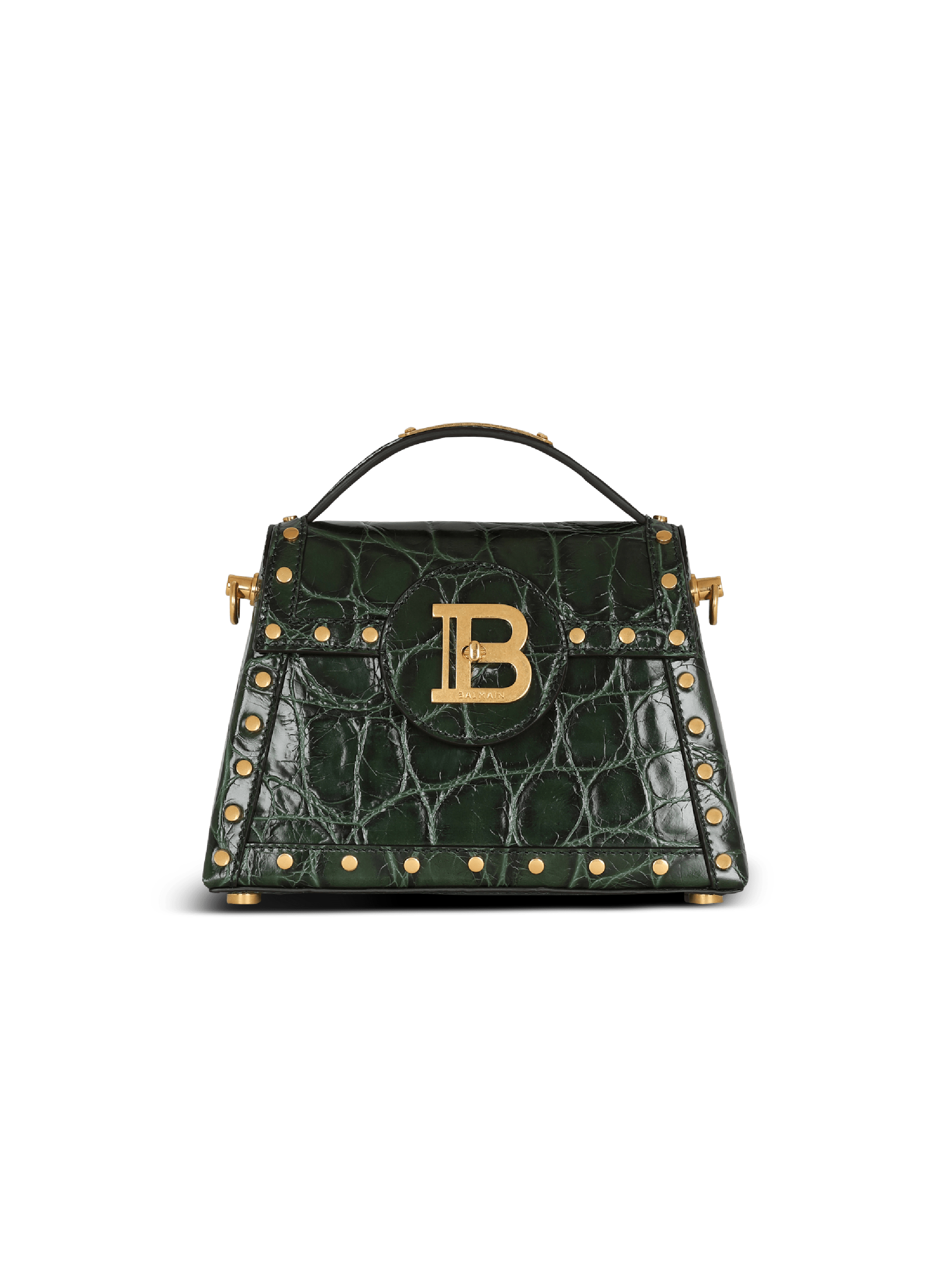 B Buzz Dynasty bag in crocodile print leather