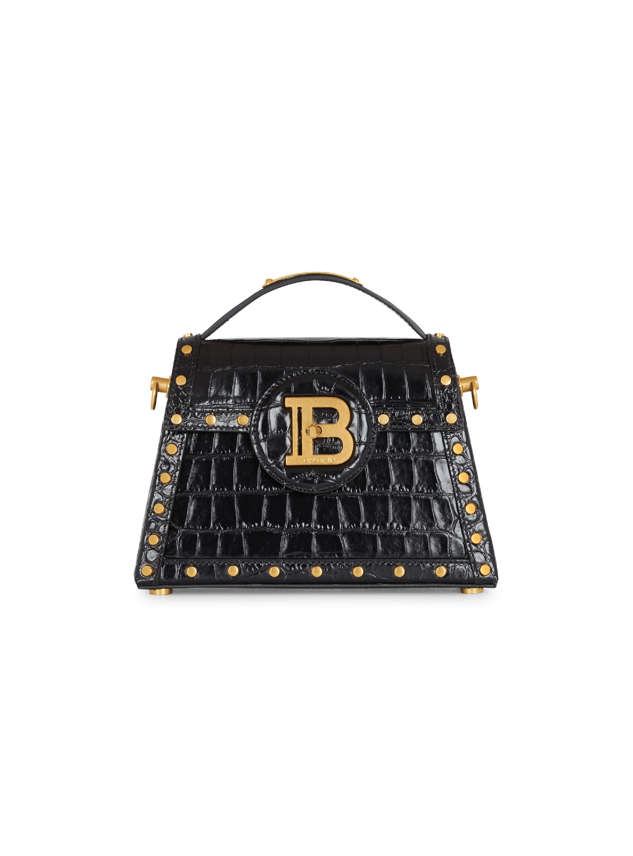 Borsa B-Buzz Dynasty in pelle con lavorazione effetto coccodrillo