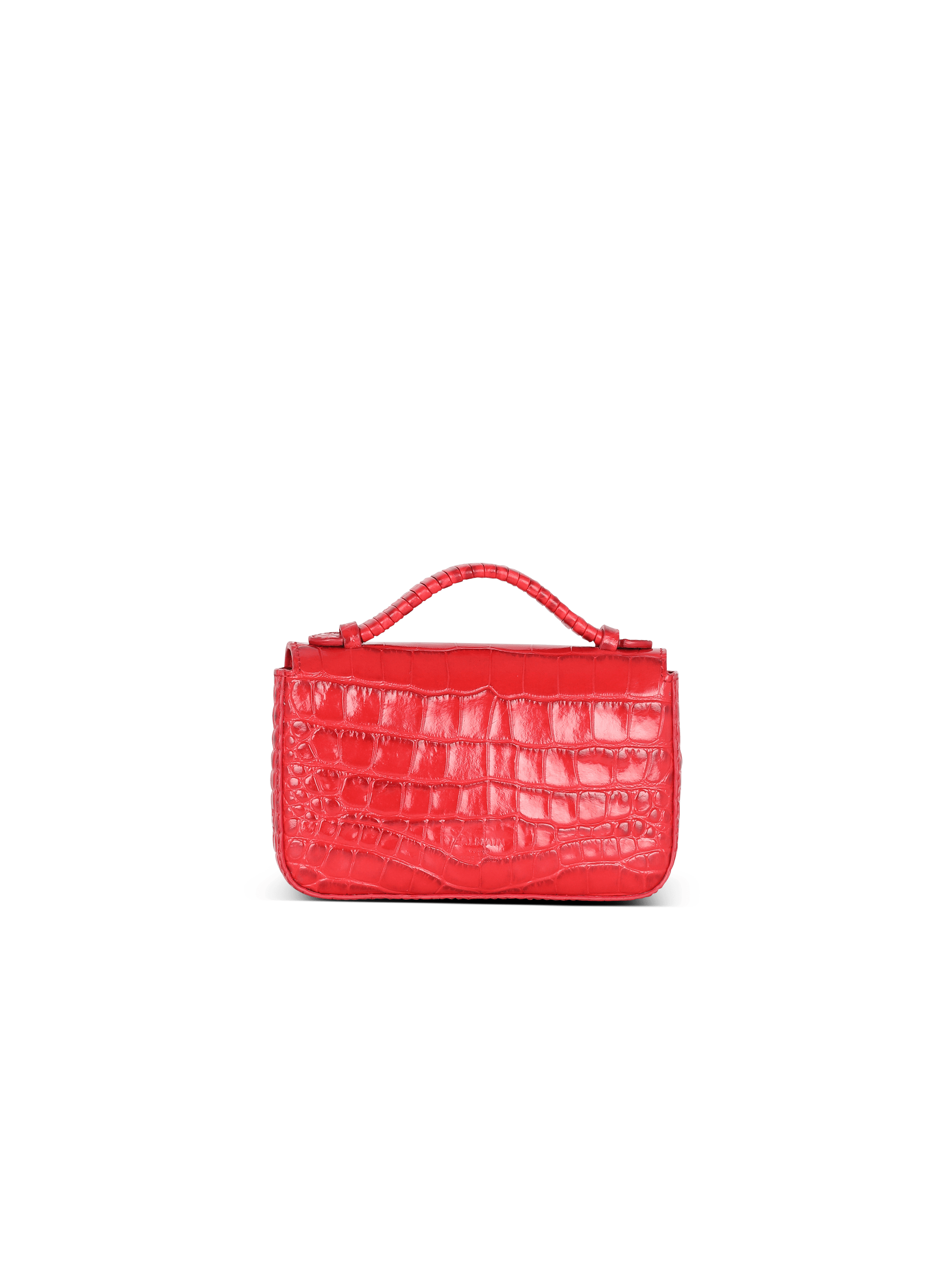 Mulberry Bayswater Metallic Crocodile Print Handbag