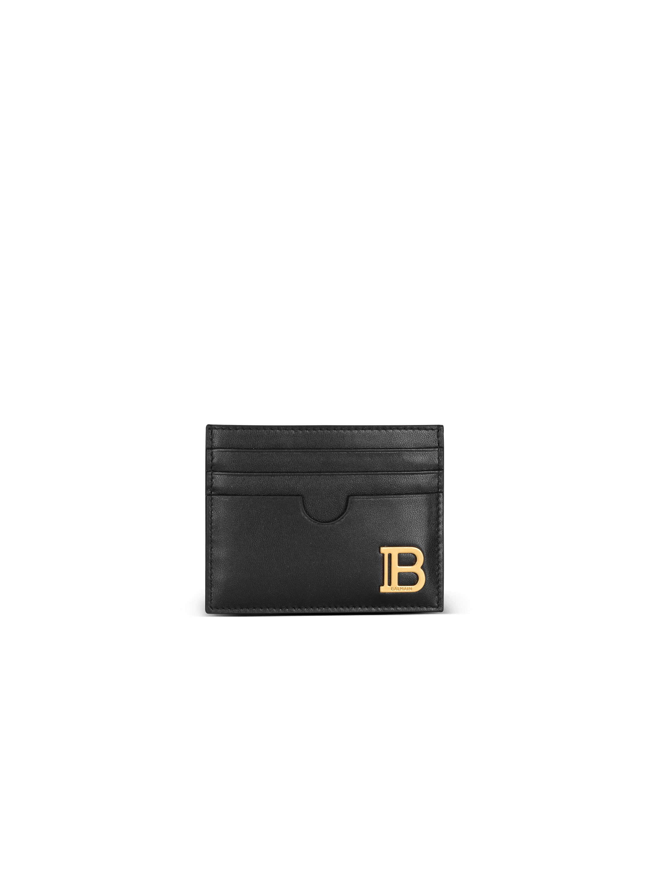 B-Buzz card holder black - Women | BALMAIN